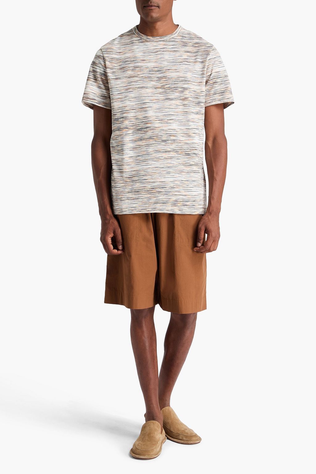 MISSONI Space-dyed cotton-jersey T-shirt