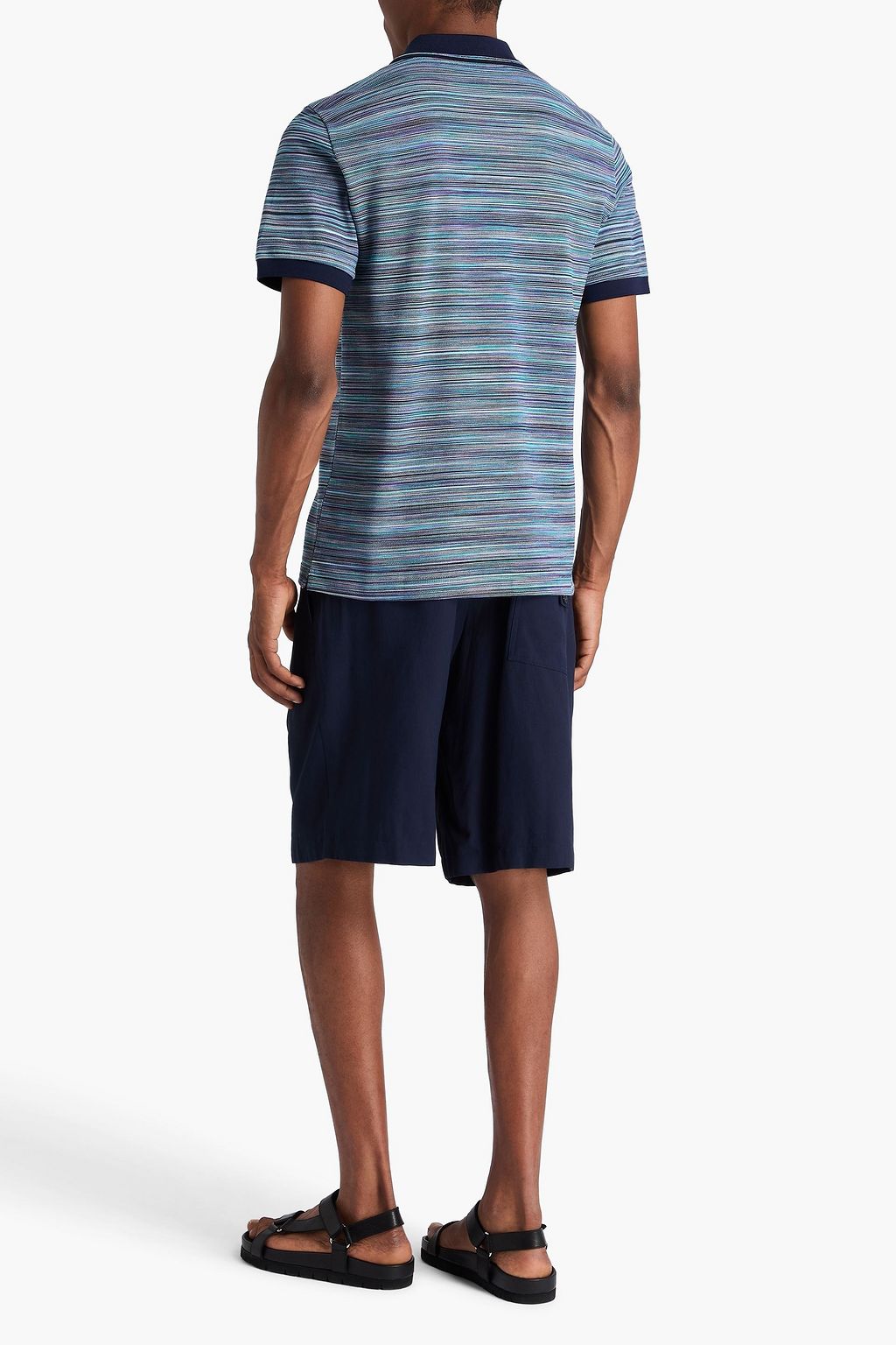 MISSONI コットンピケ ポロシャツ スペースダイ