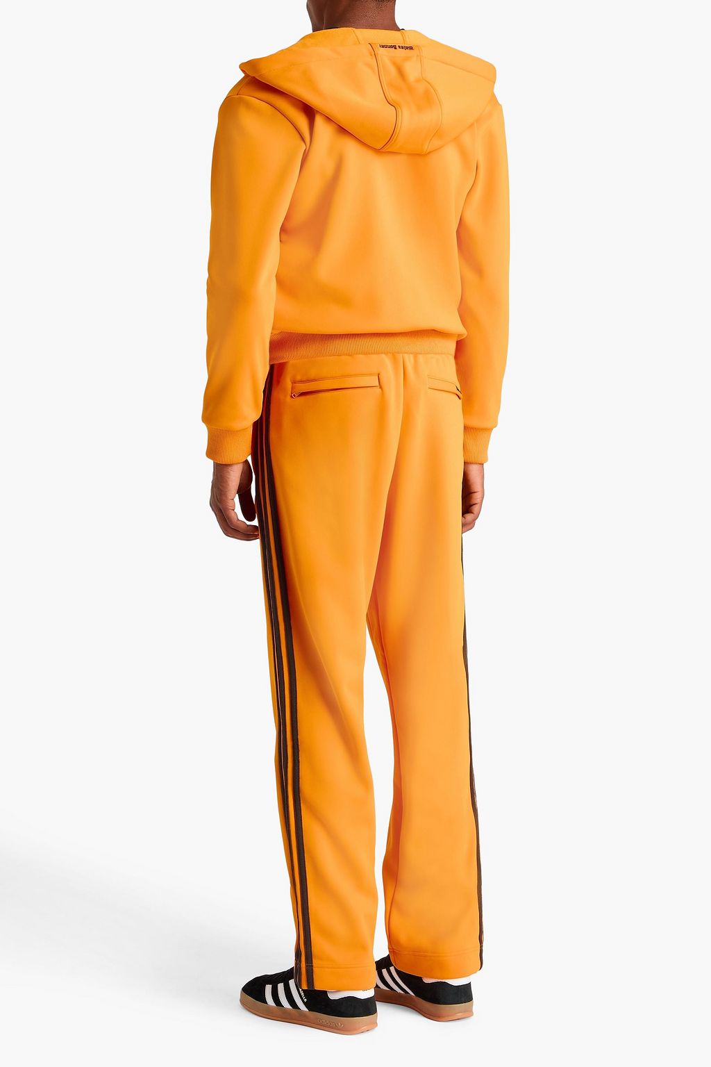 ADIDAS ORIGINALS BY WALES BONNER كنزة هودي من الجيرسي بسحاب وبطبعات