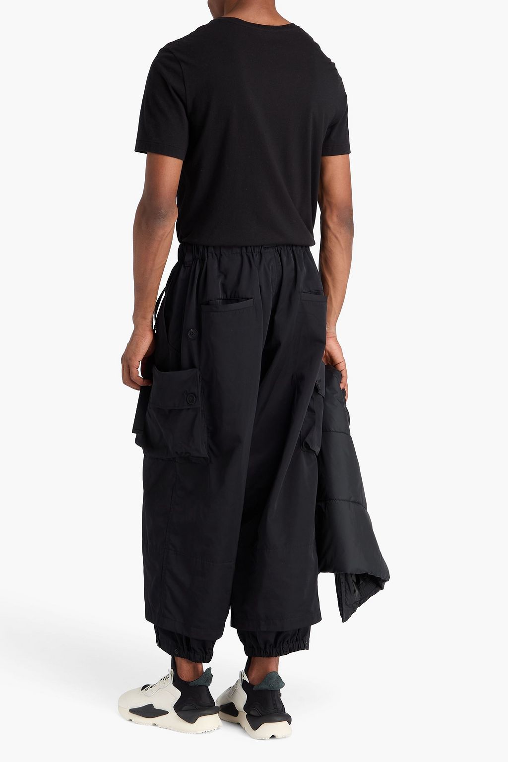 Y-3 Satin-twill cargo pants