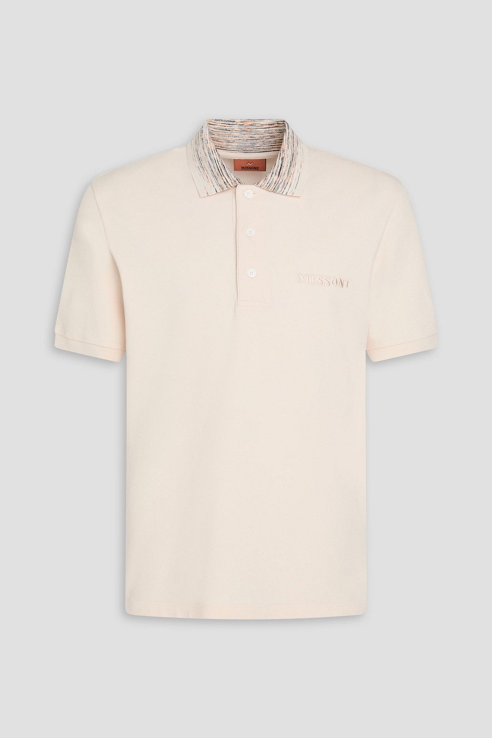 Cotton-piqué polo shirt