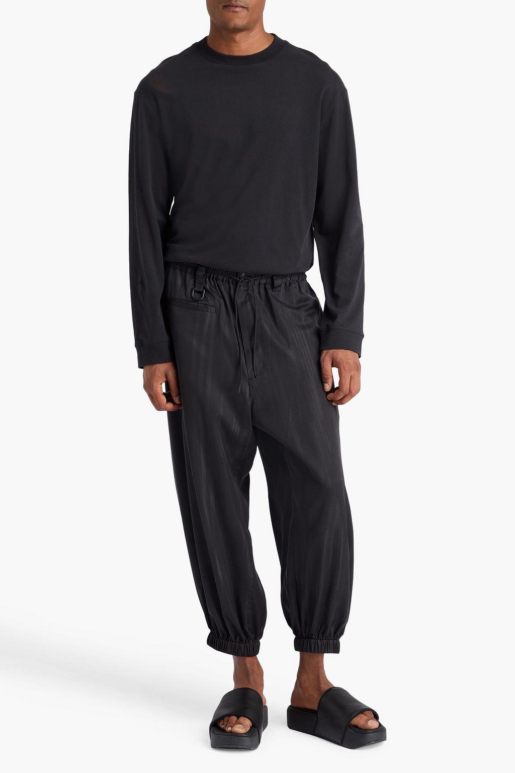 Y-3 3S printed cupro-blend track pants