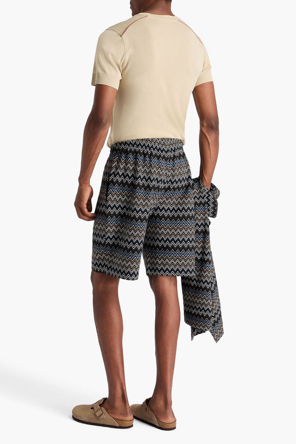 MISSONI かぎ針編みニット コットン ショートパンツ