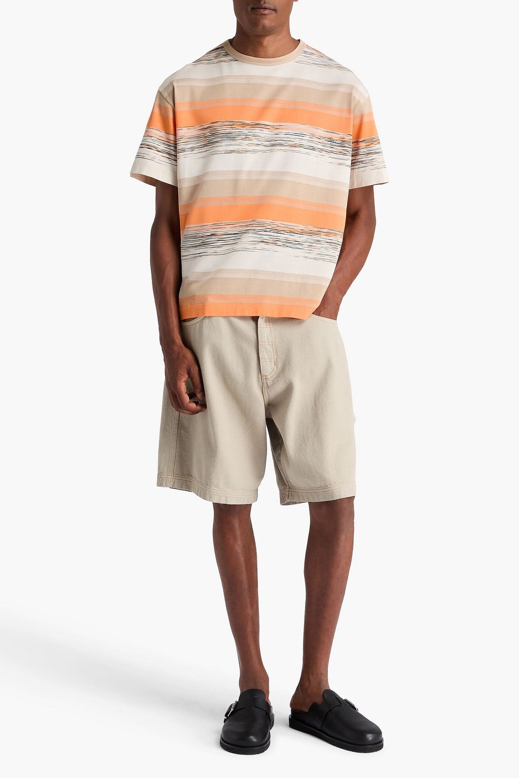 MISSONI コットンジャージー Tシャツ ストライプ