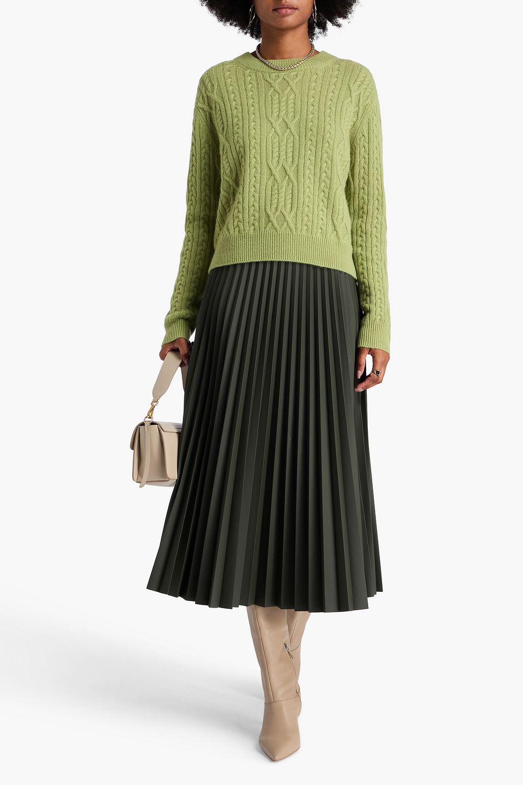 ARCH4 Smithfield cable-knit cashmere sweater