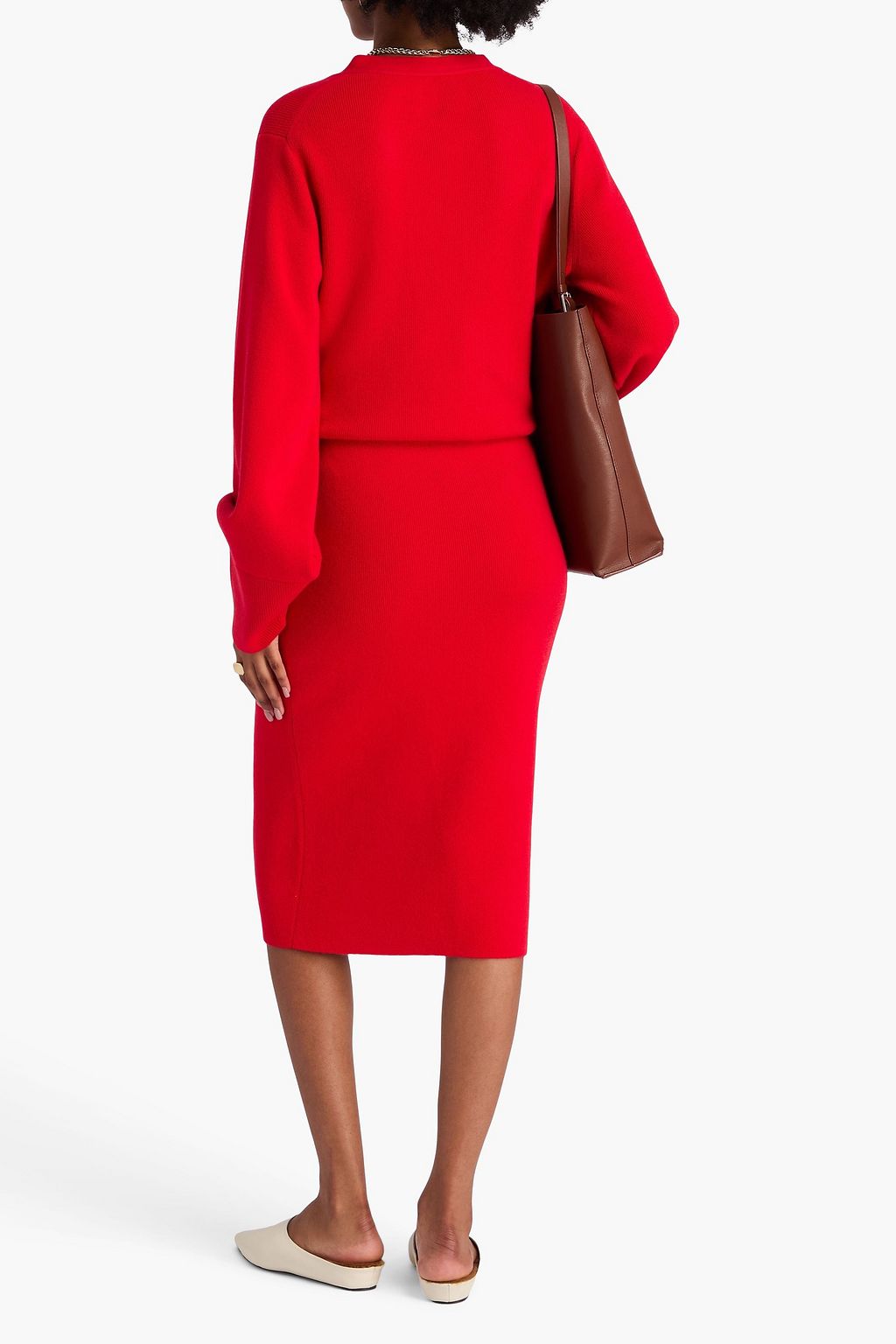 ARCH4 Honey cashmere skirt