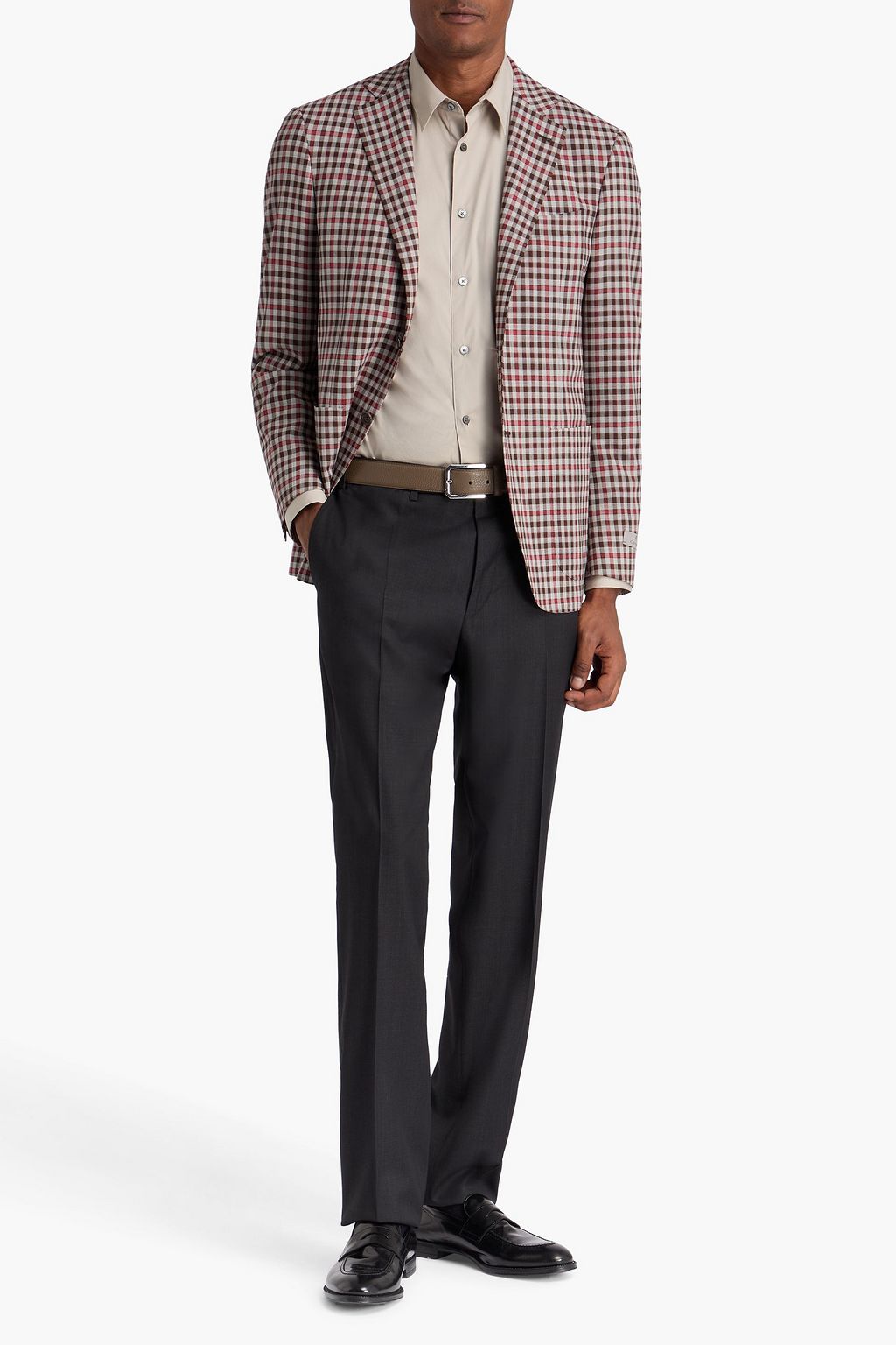 CANALI Tapered wool pants