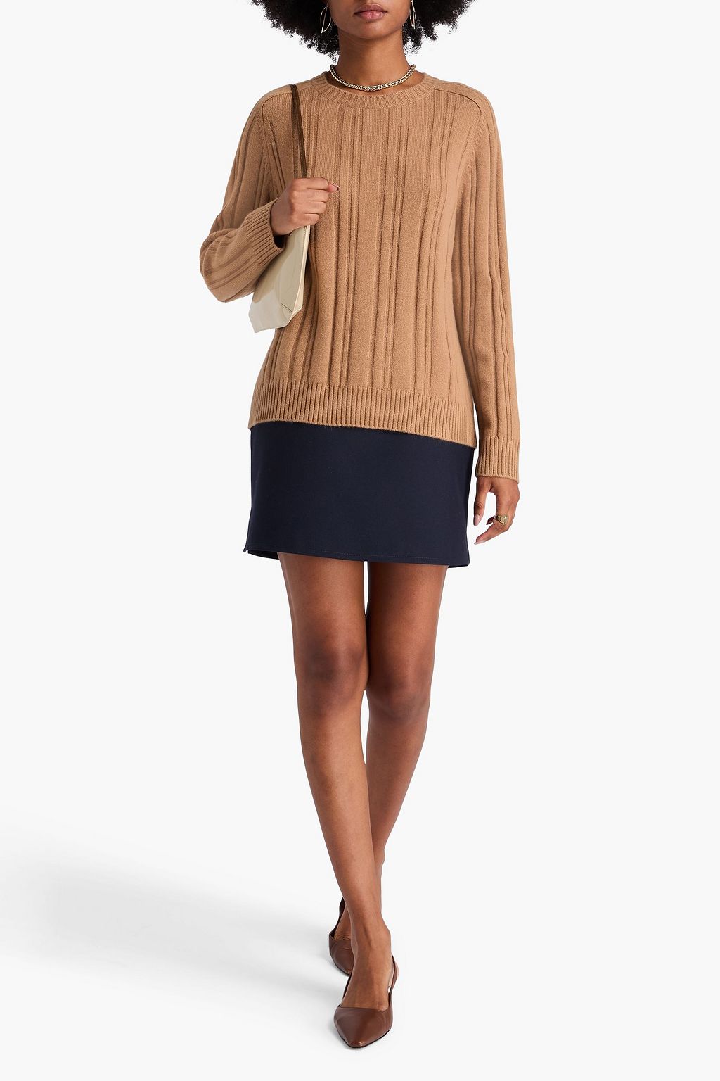 ARCH4 Samantha ribbed cashmere sweater
