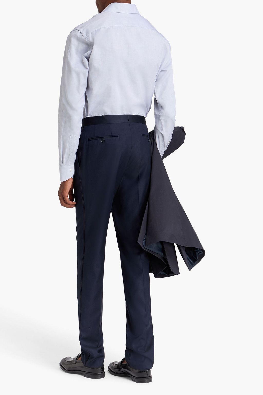 CANALI Wool tuxedo pants