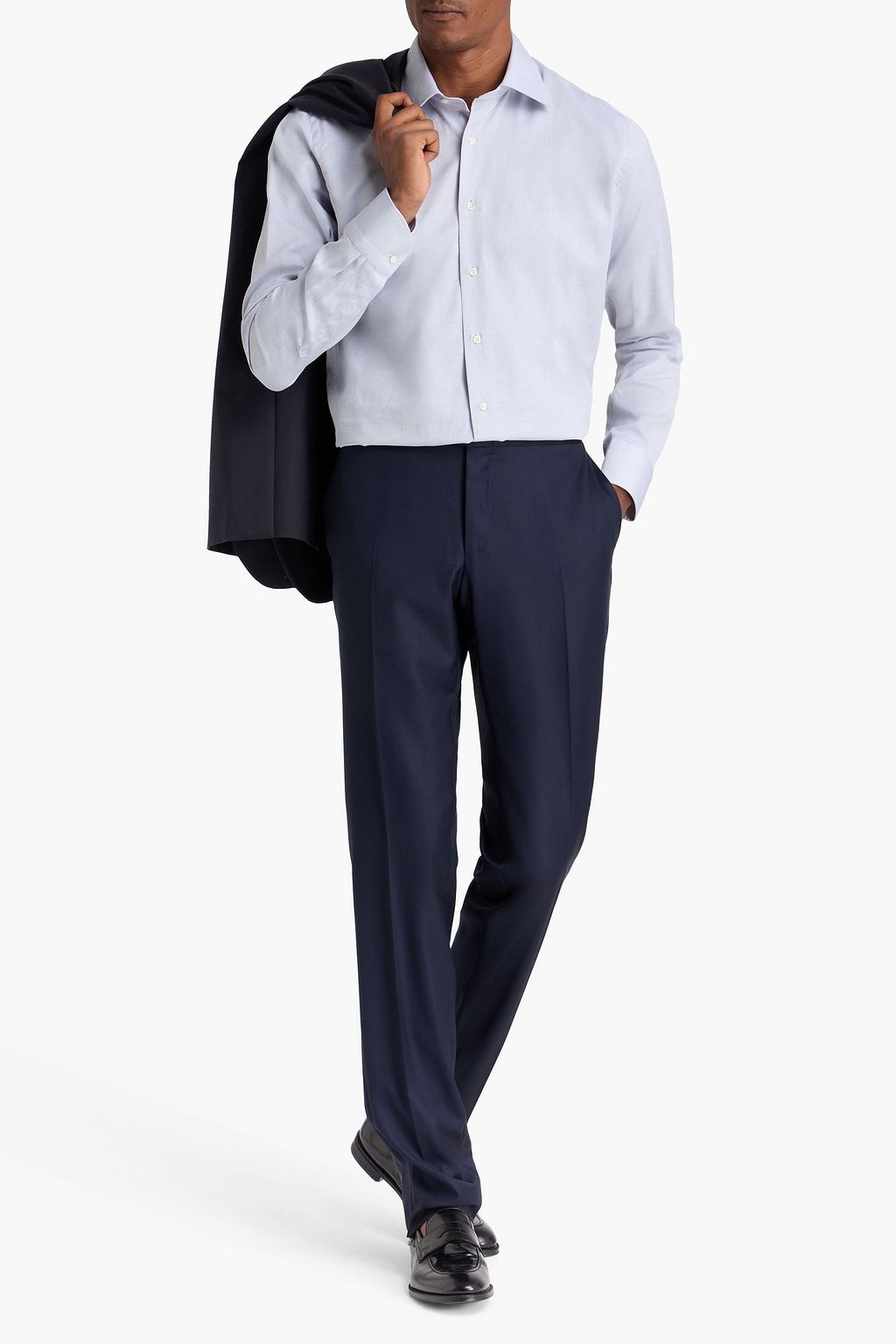 CANALI Wool tuxedo pants