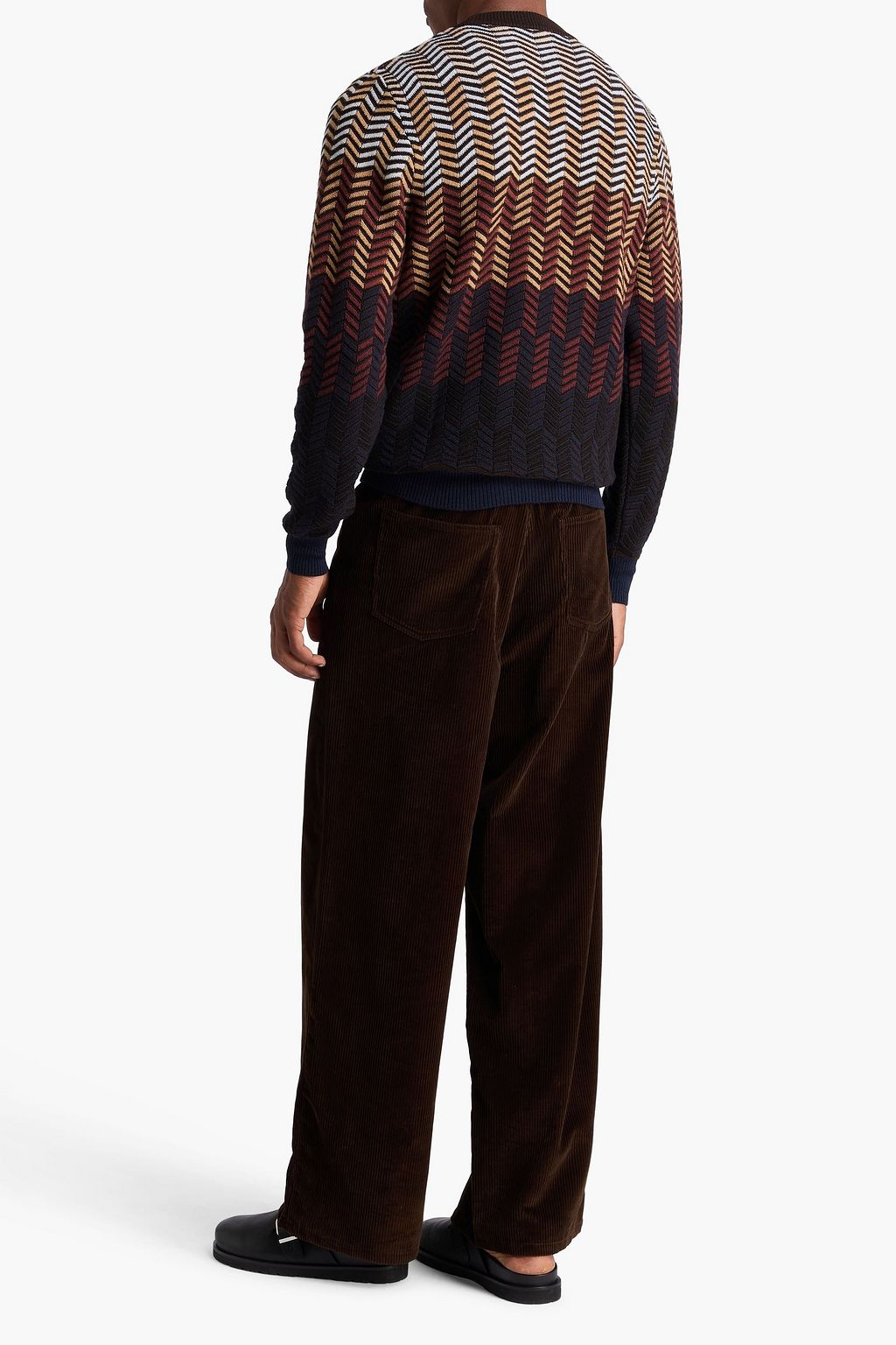 MISSONI كنزة رياضية من الصوف محاكة بالكروشيه