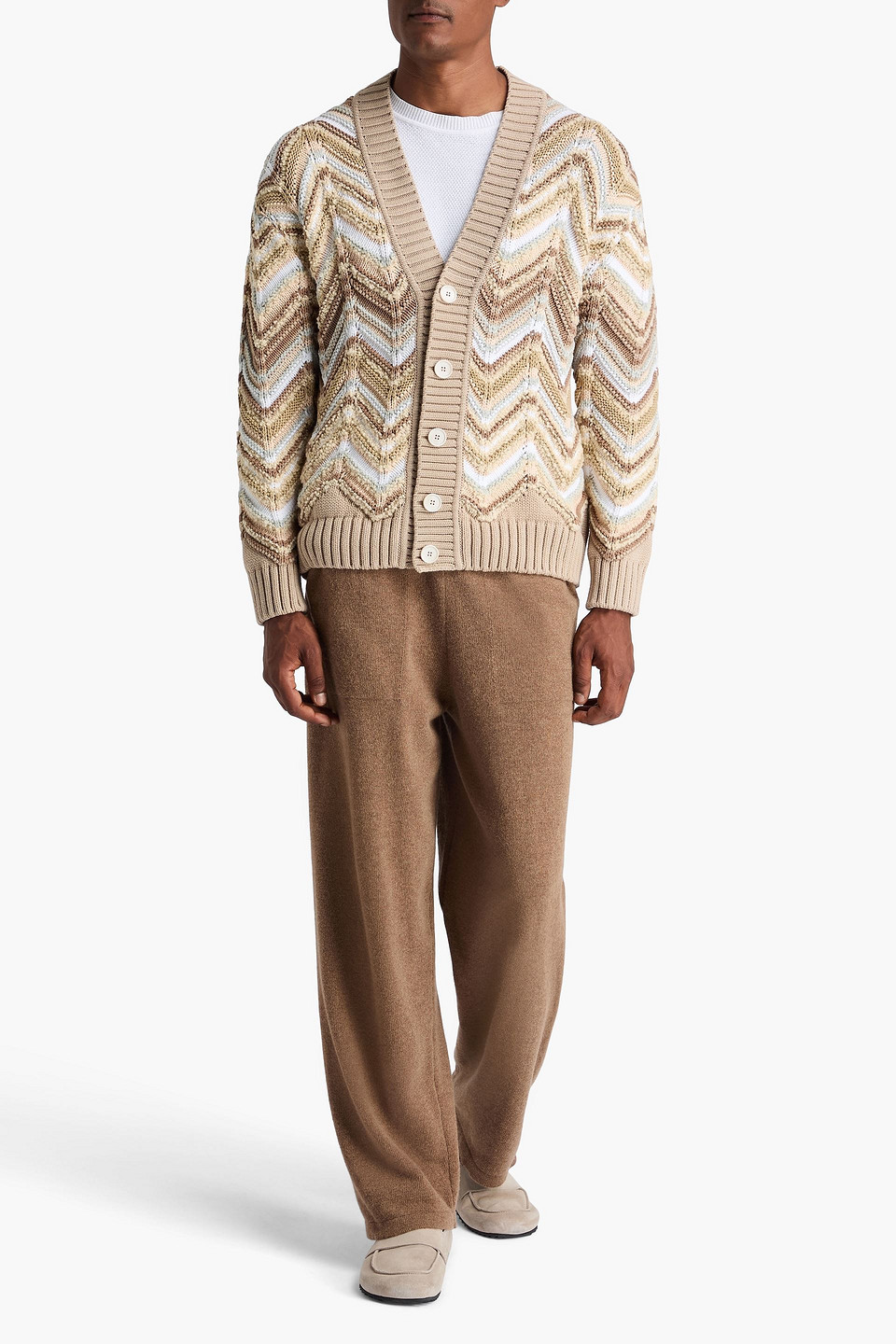  Missoni - Cardigan Aus Häkelstrick - Neutral - M 