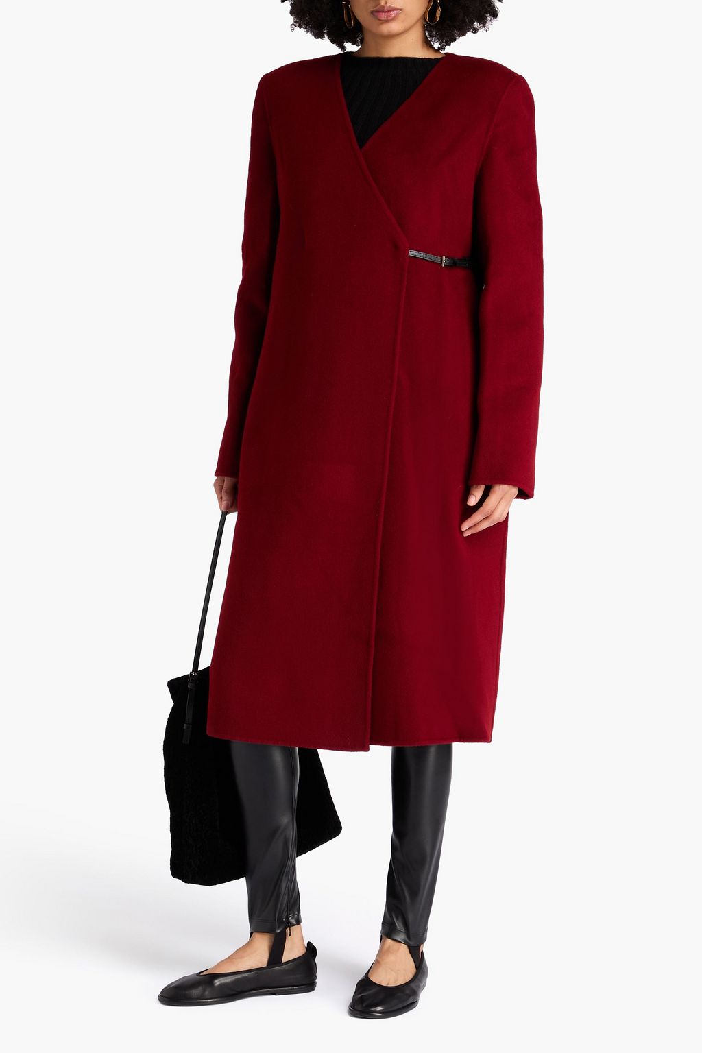 LOULOU STUDIO Banie wool and cashmere-blend coat