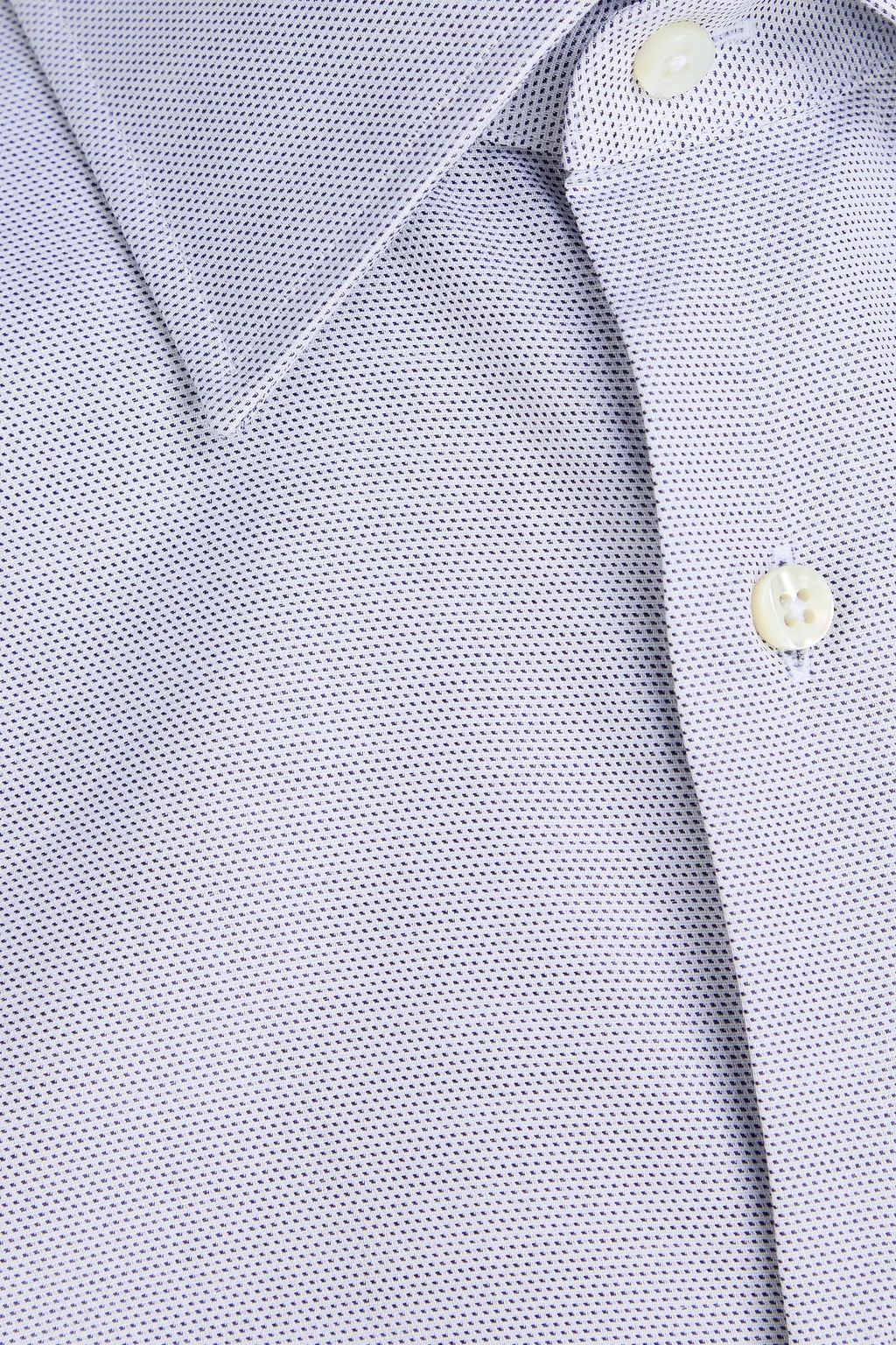 CANALI قميص من القطن والجاكار