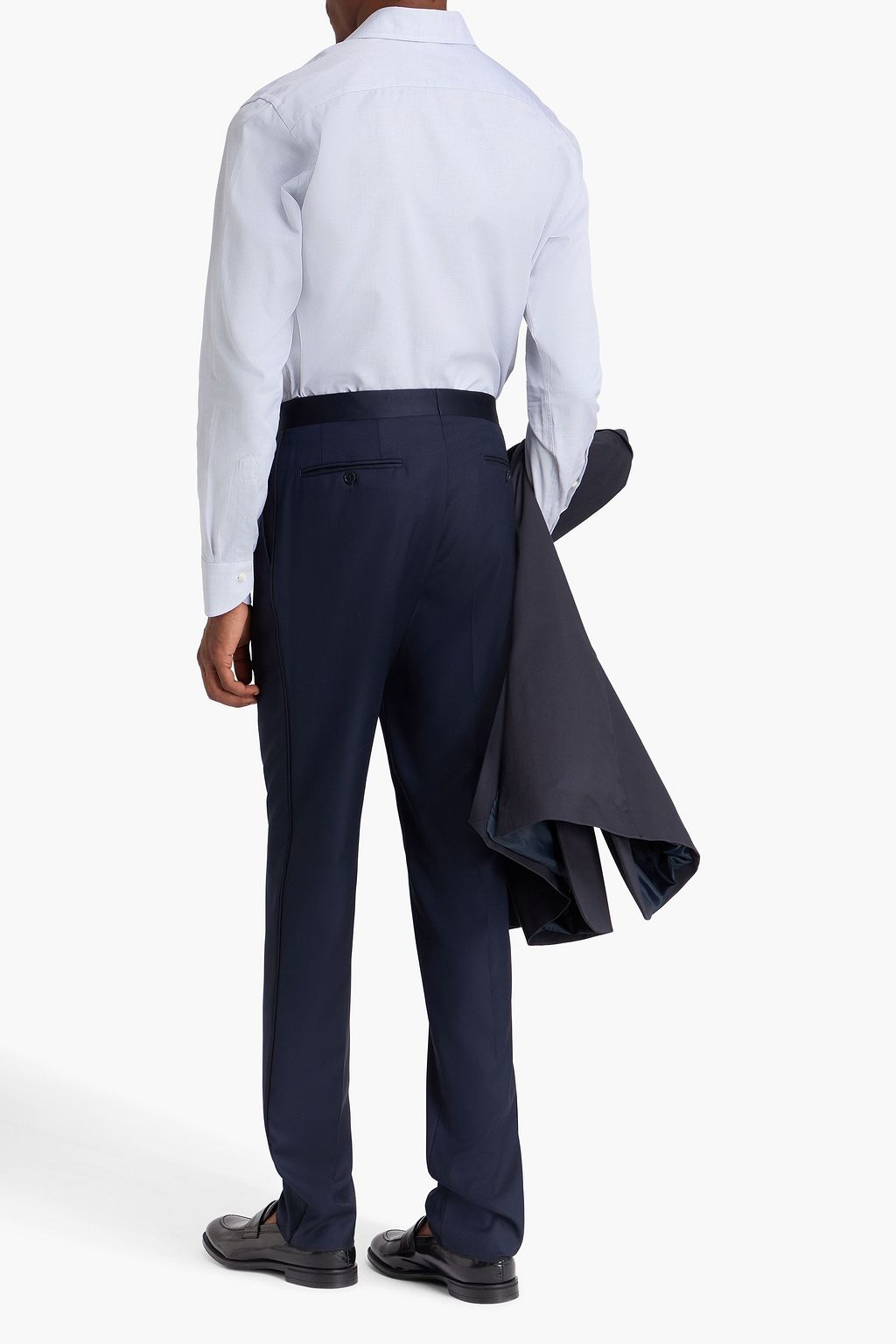 CANALI قميص من القطن والجاكار