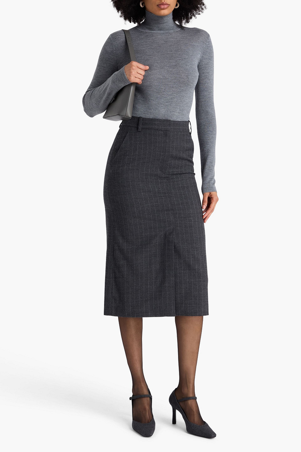  A.emery - Wynter Rollkragenpullover Aus Merinowolle - Grau - Xxs 