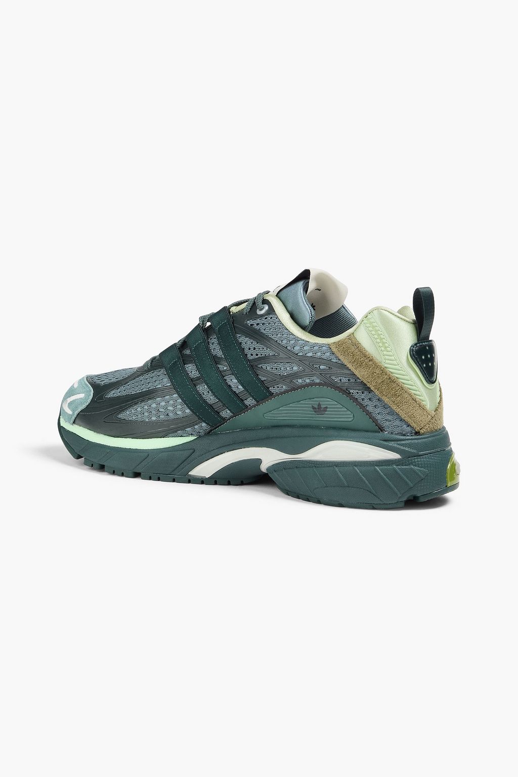 ADIDAS ORIGINALS X SONG FOR THE MUTE حذاء سنيكرز “أديستار كوشن” من الشبك والساتان بتصميم مطرّز