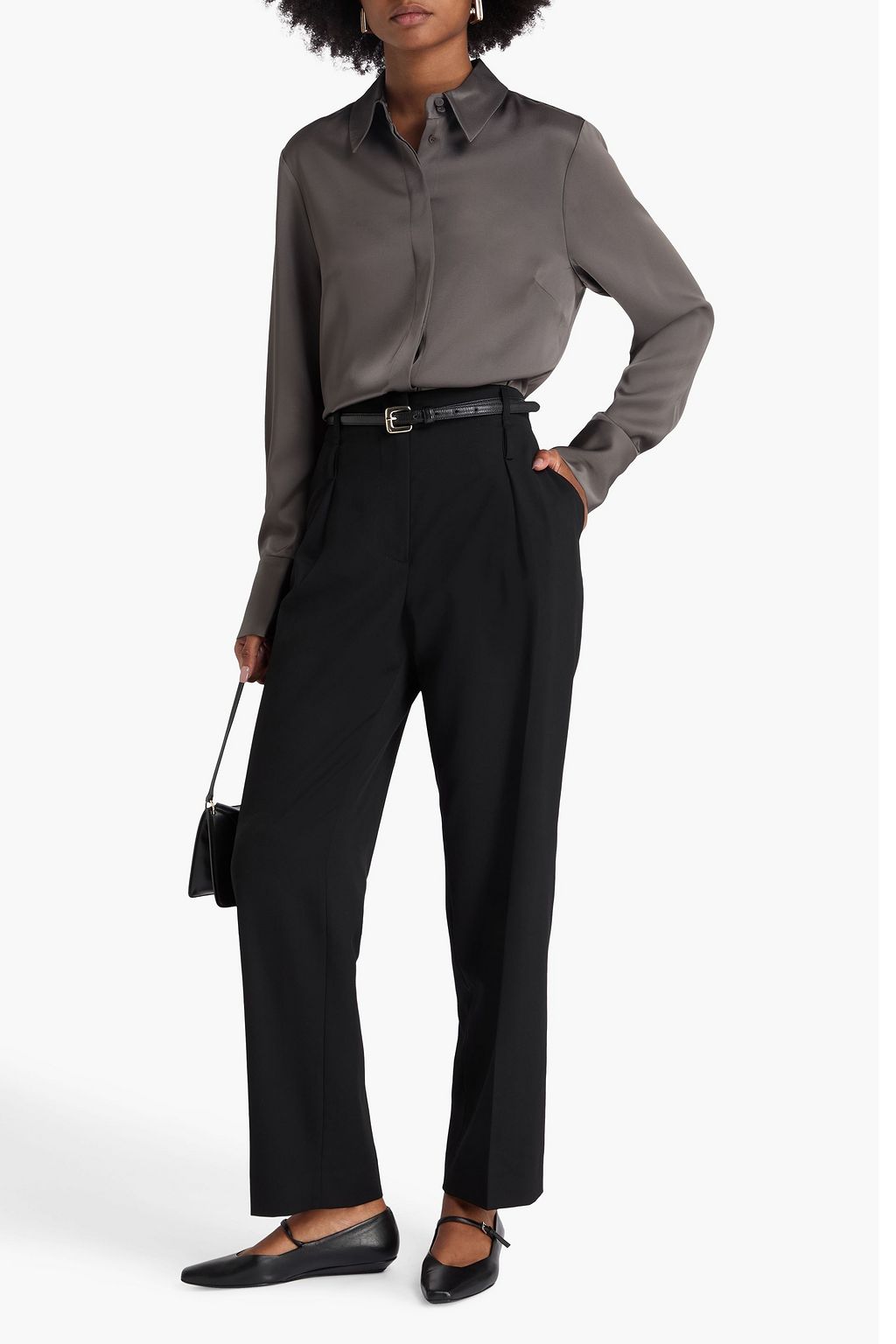A.EMERY Draper pleated wool-twill tapered pants