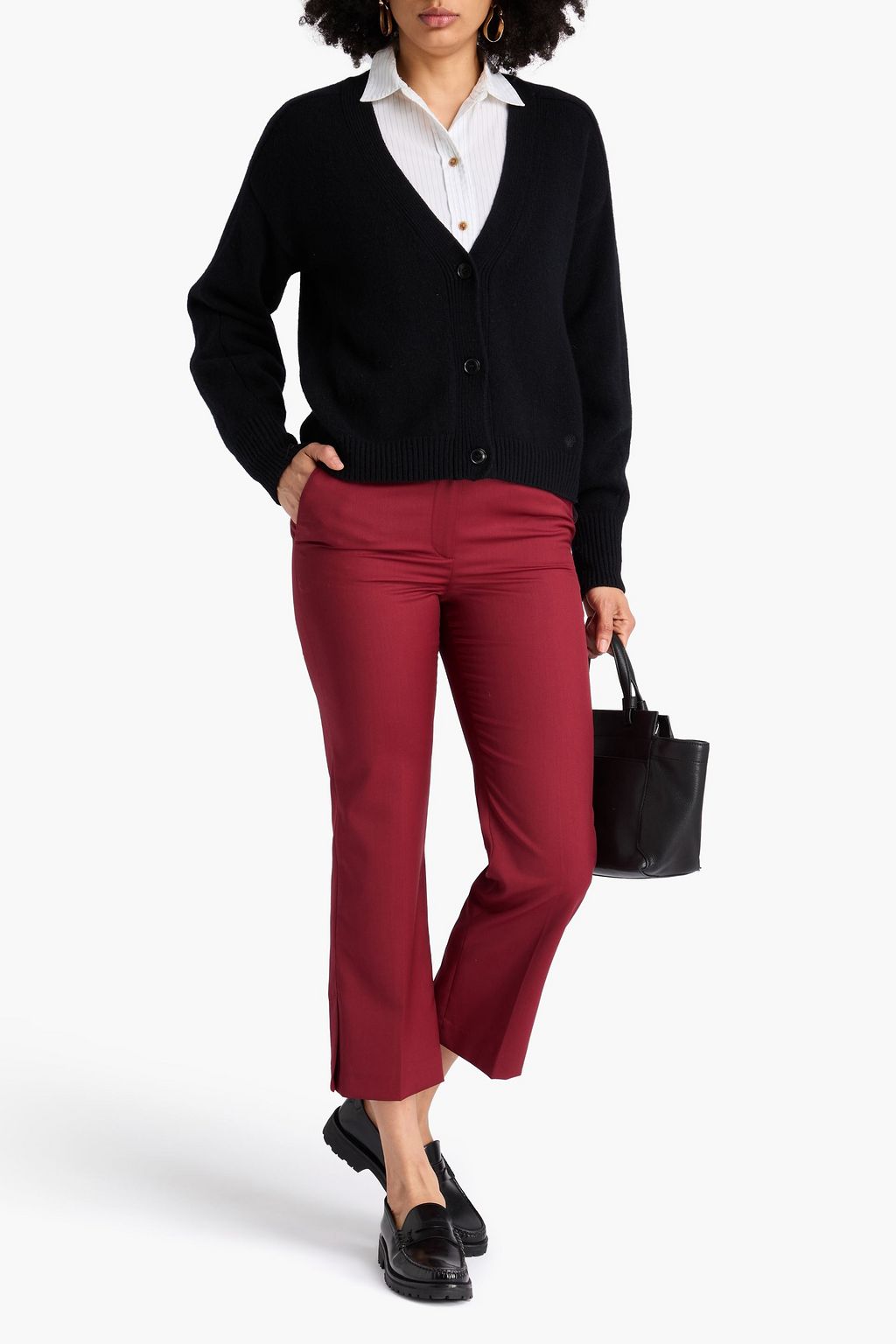 LOULOU STUDIO Zanzibar merino wool and cashmere-blend cardigan