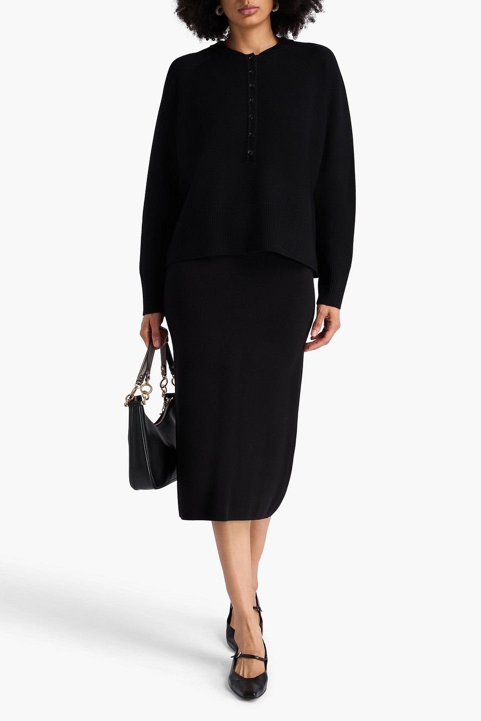  A.emery - Pullover „sylvie“ Aus Einer Wollmischung - Schwarz - Xxs 