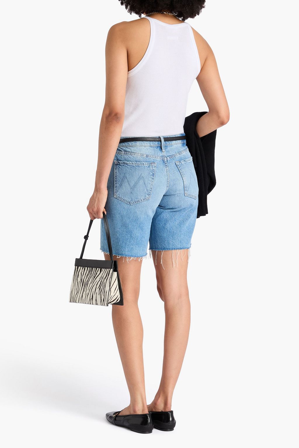 MOTHER デニム ショートパンツ ほつれ加工