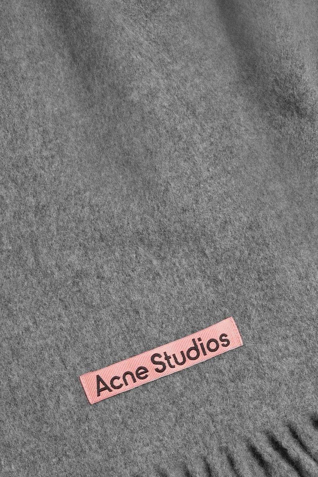 ACNE STUDIOS Fringed wool scarf