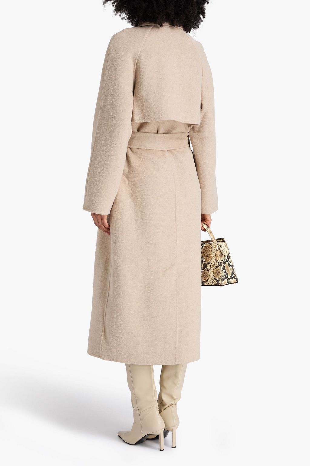 A.EMERY Evans doppelreihiger Mantel aus Twill aus einer Wollmischung
