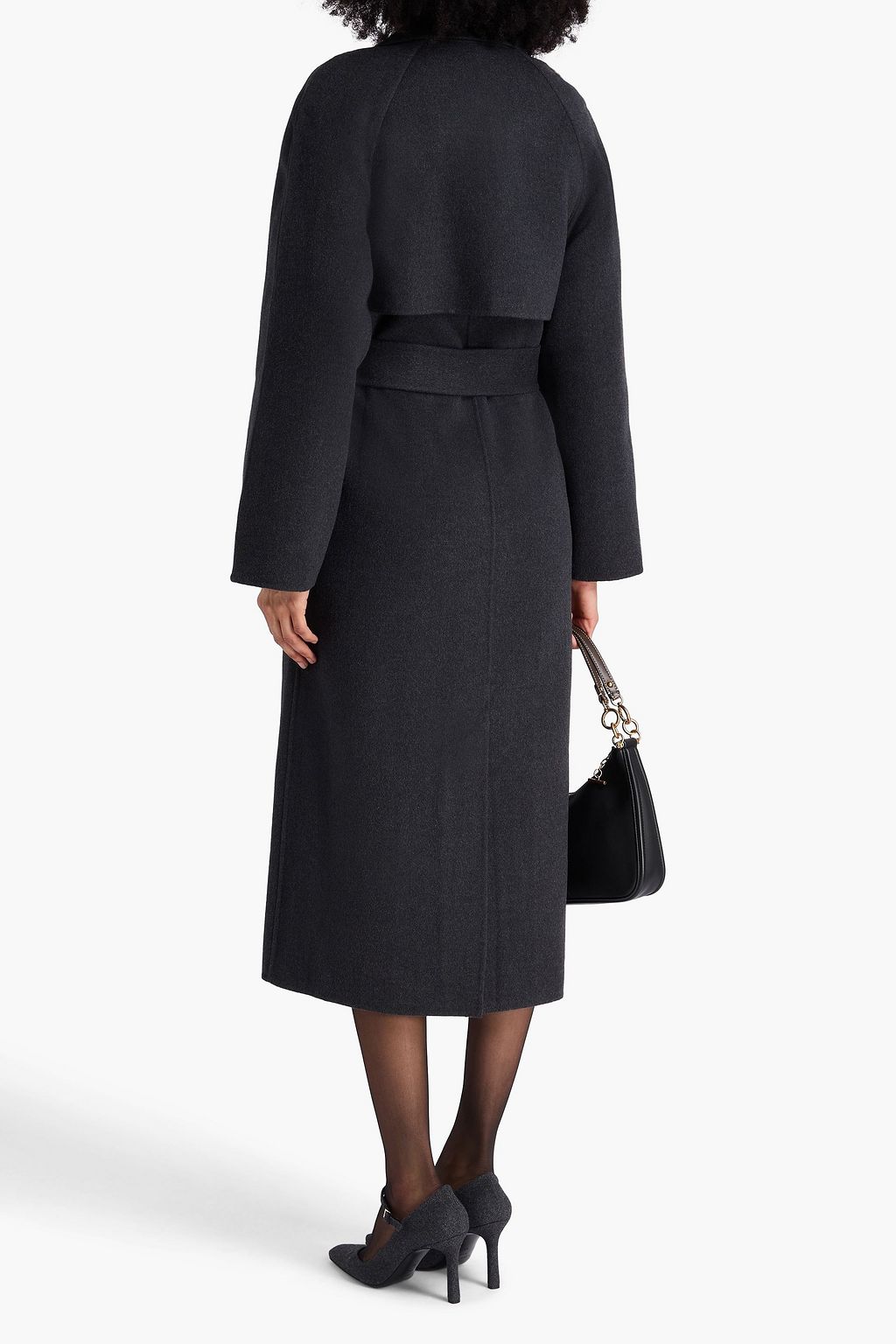 A.EMERY Evans doppelreihiger Mantel aus Twill aus einer Wollmischung