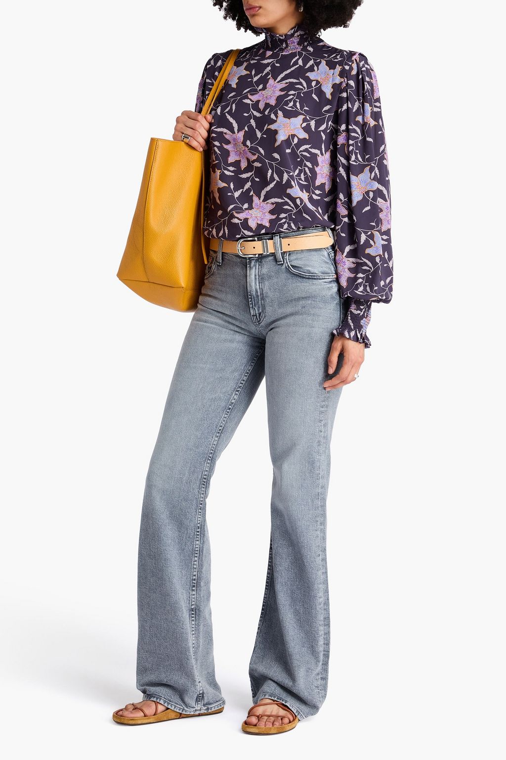 MOTHER The Bookie high-rise flared jeans