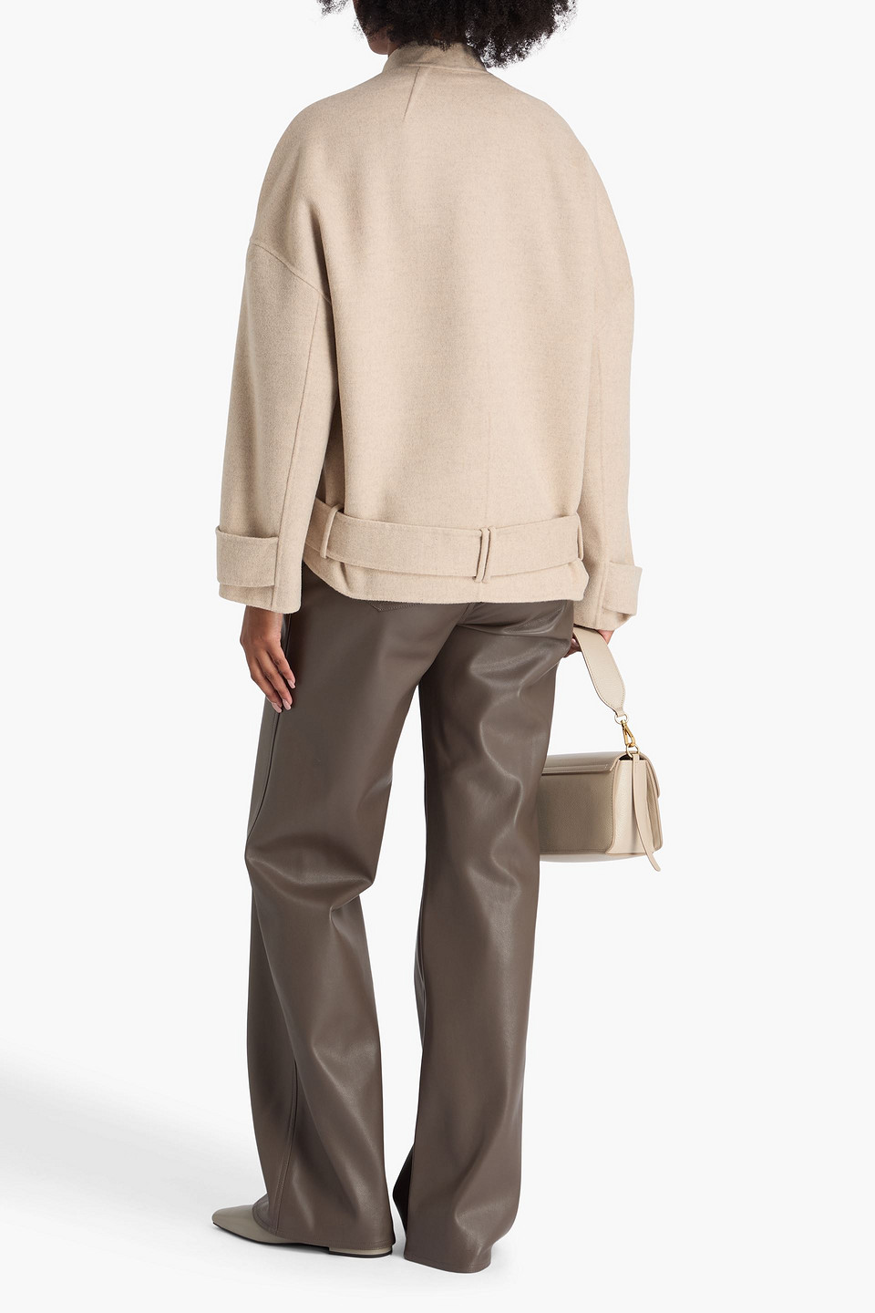  A.emery - Ames Wool-blend Twill Jacket - Neutral - Xxl 
