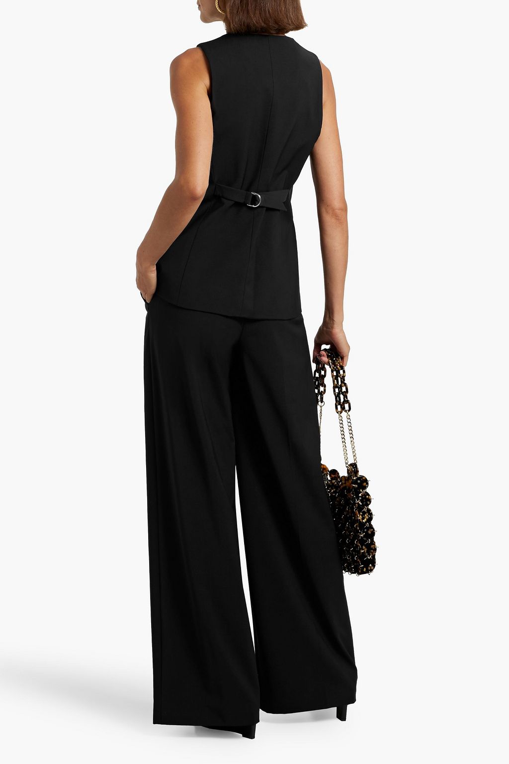 VERONICA BEARD Sonia wool-blend wide-leg pants