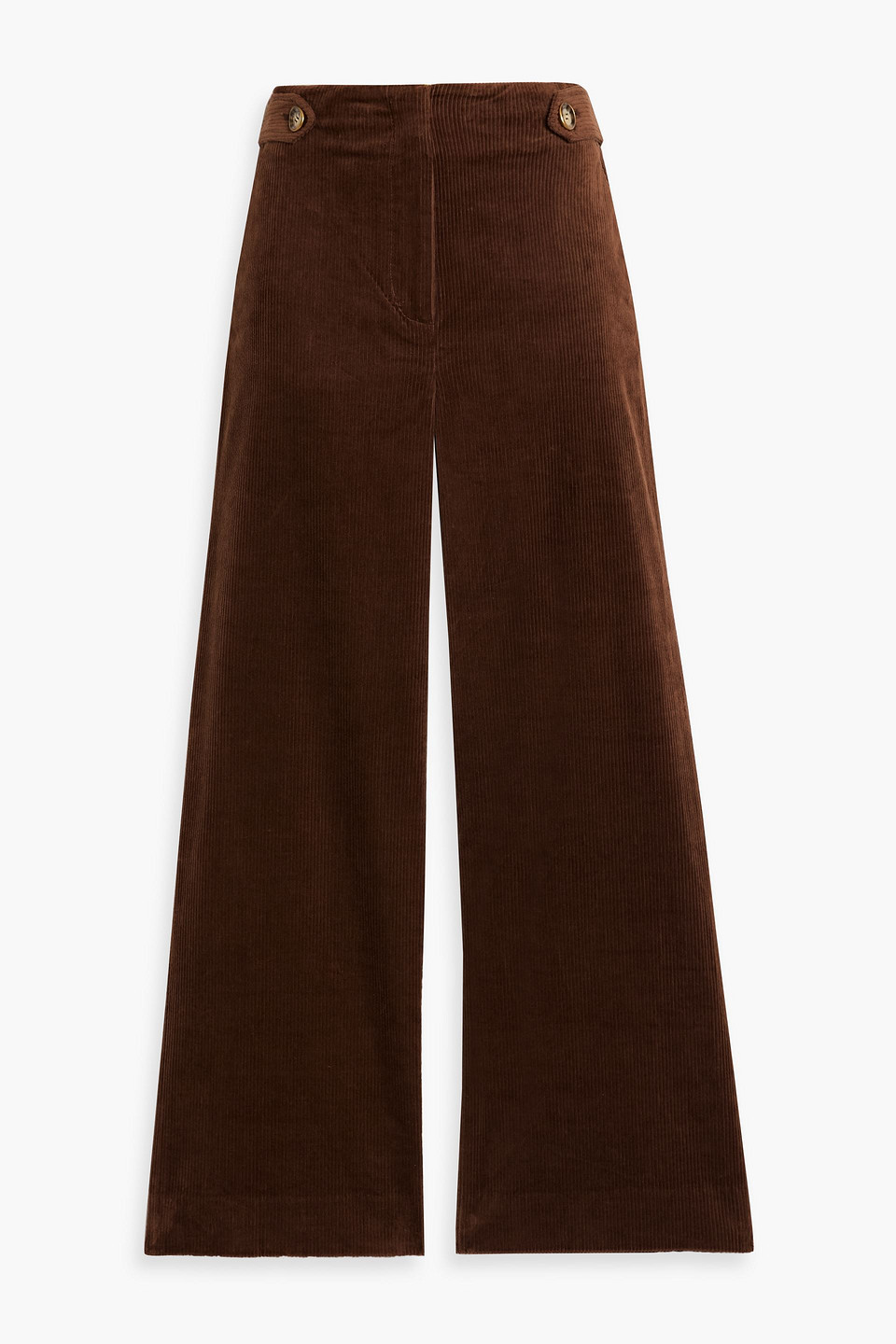 Veronica Beard Brynleigh Cotton-blend Corduroy Wide-leg Pants