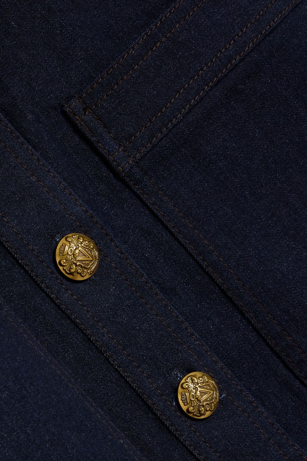 VERONICA BEARD Koulis denim mini shirt dress