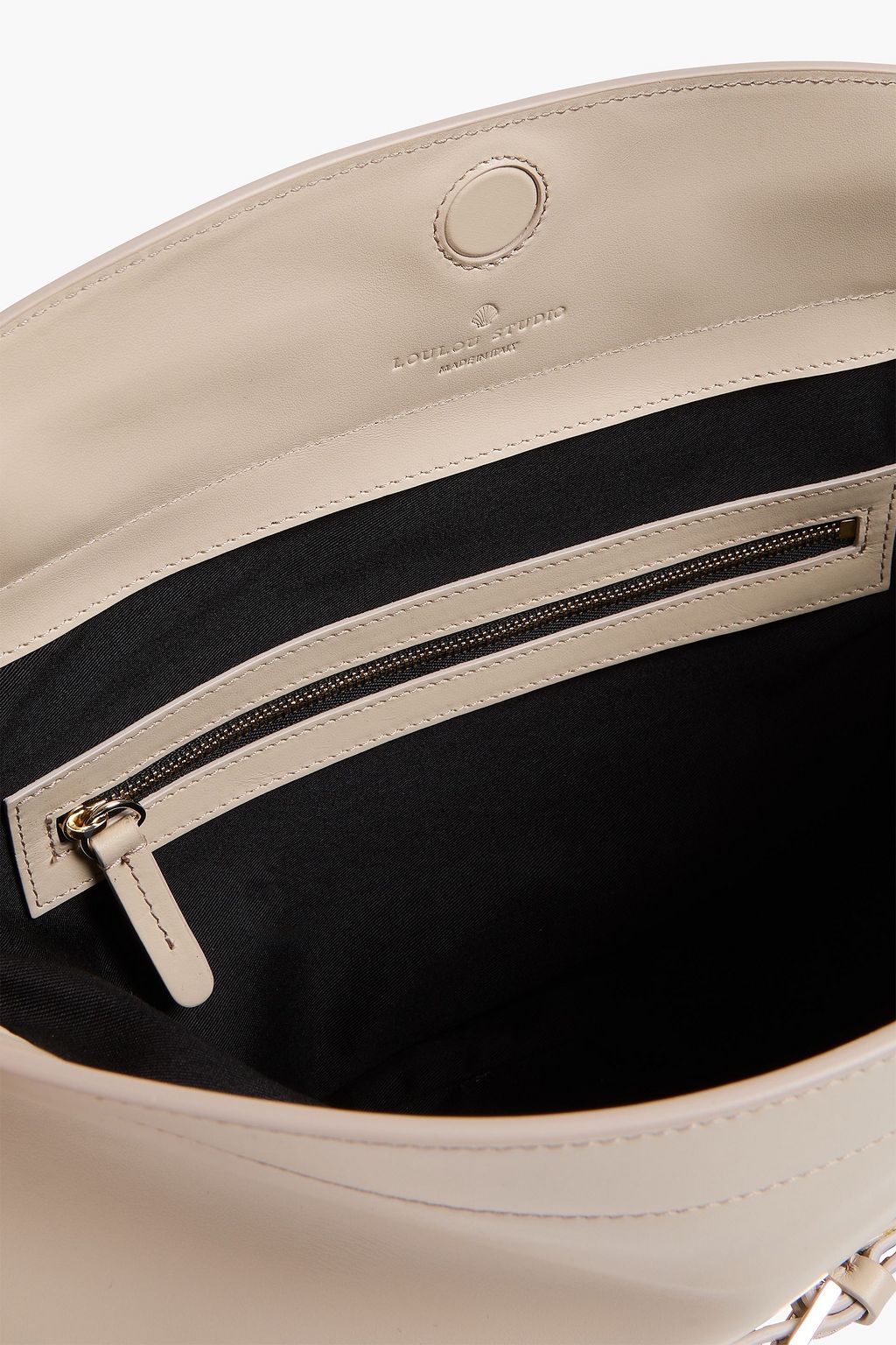 LOULOU STUDIO Elle Schultertasche aus Leder