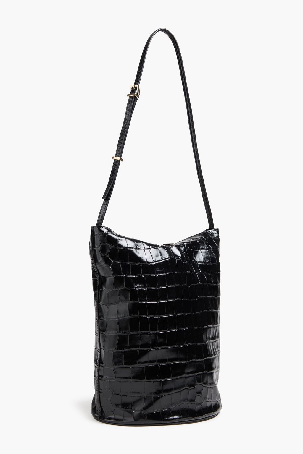 LOULOU STUDIO Courtney クロコ風レザー バケットバッグ