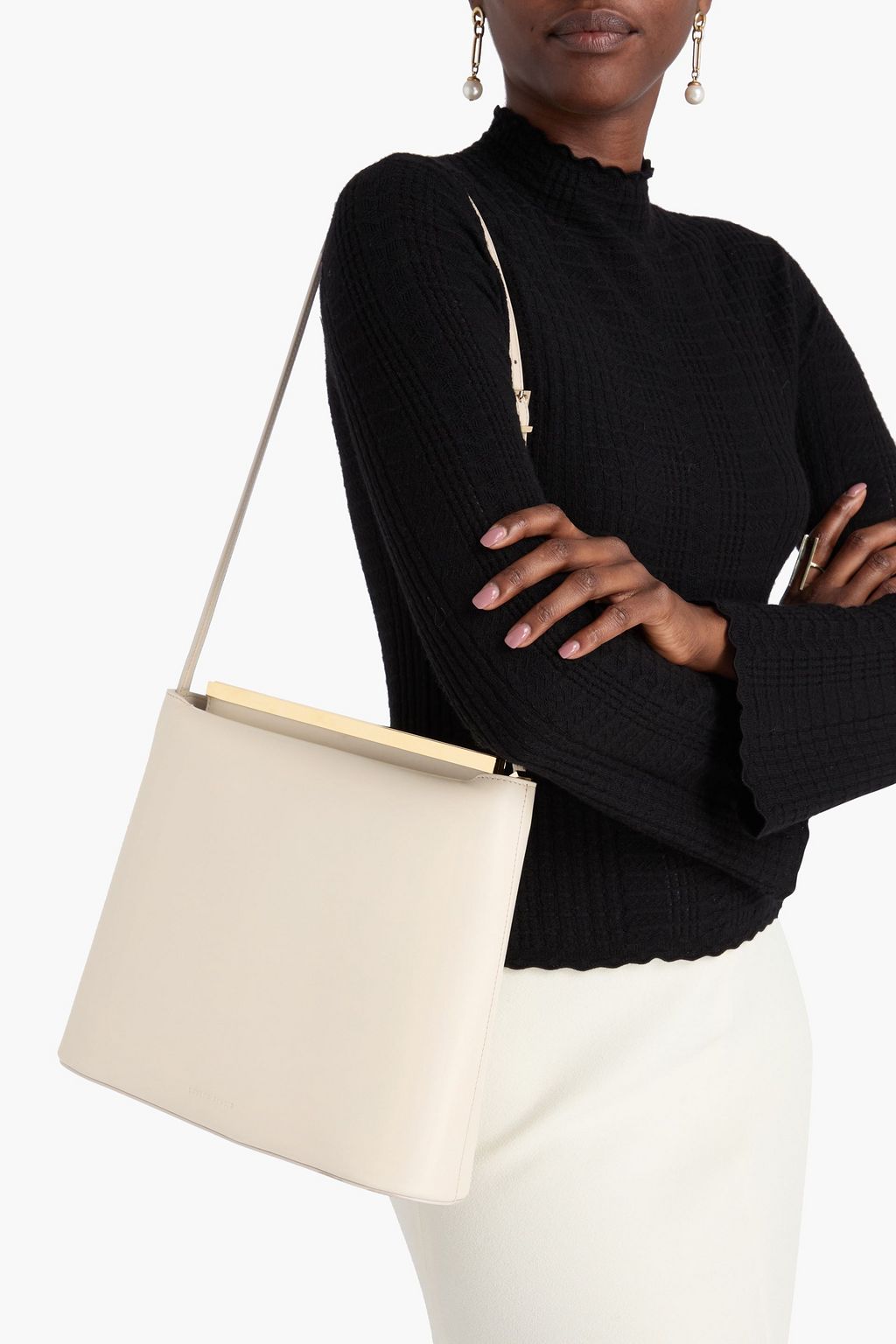 LOULOU STUDIO Linda leather shoulder bag
