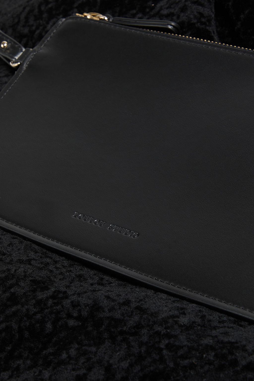 LOULOU STUDIO Cindy shearling shoulder bag