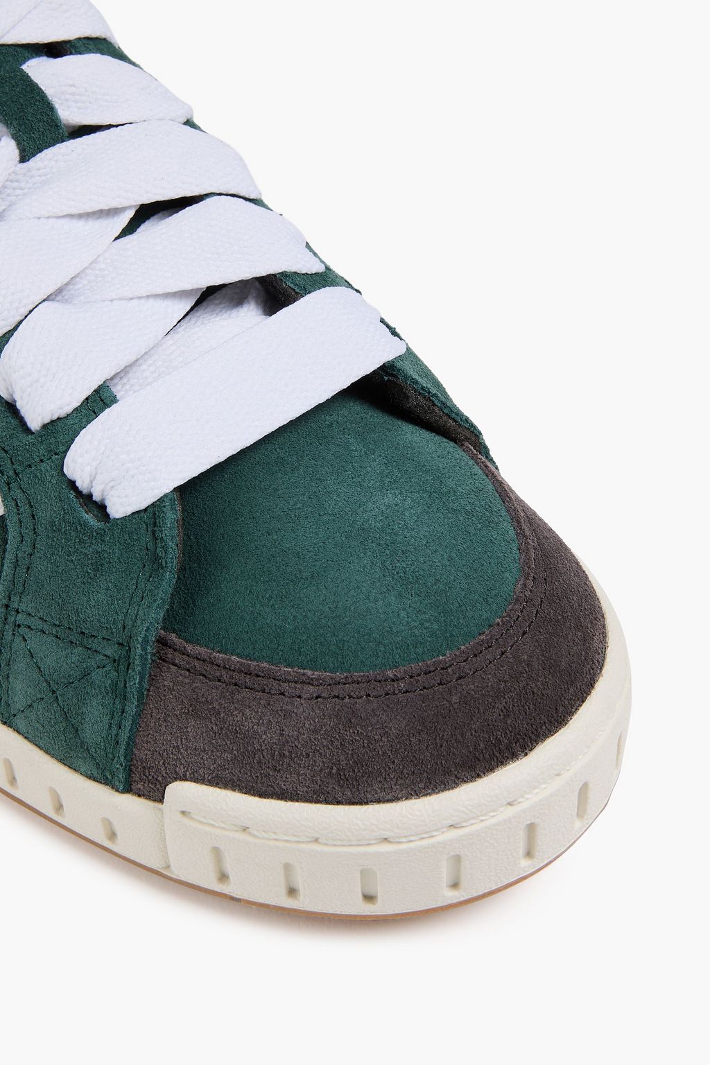ADIDAS ORIGINALS X BAPE حذاء سنيكرز من الشامواه المطرّز
