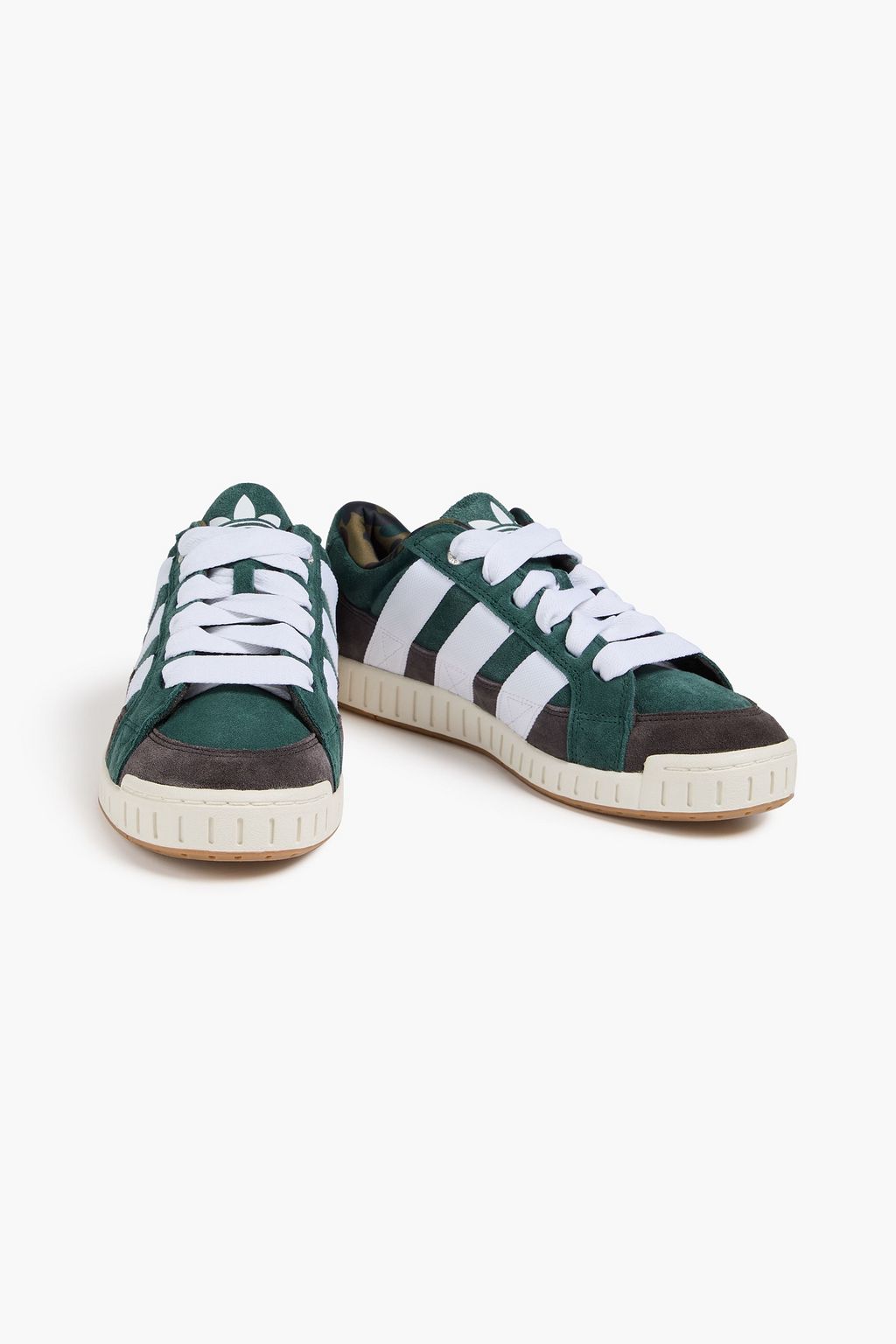 ADIDAS ORIGINALS X BAPE حذاء سنيكرز من الشامواه المطرّز