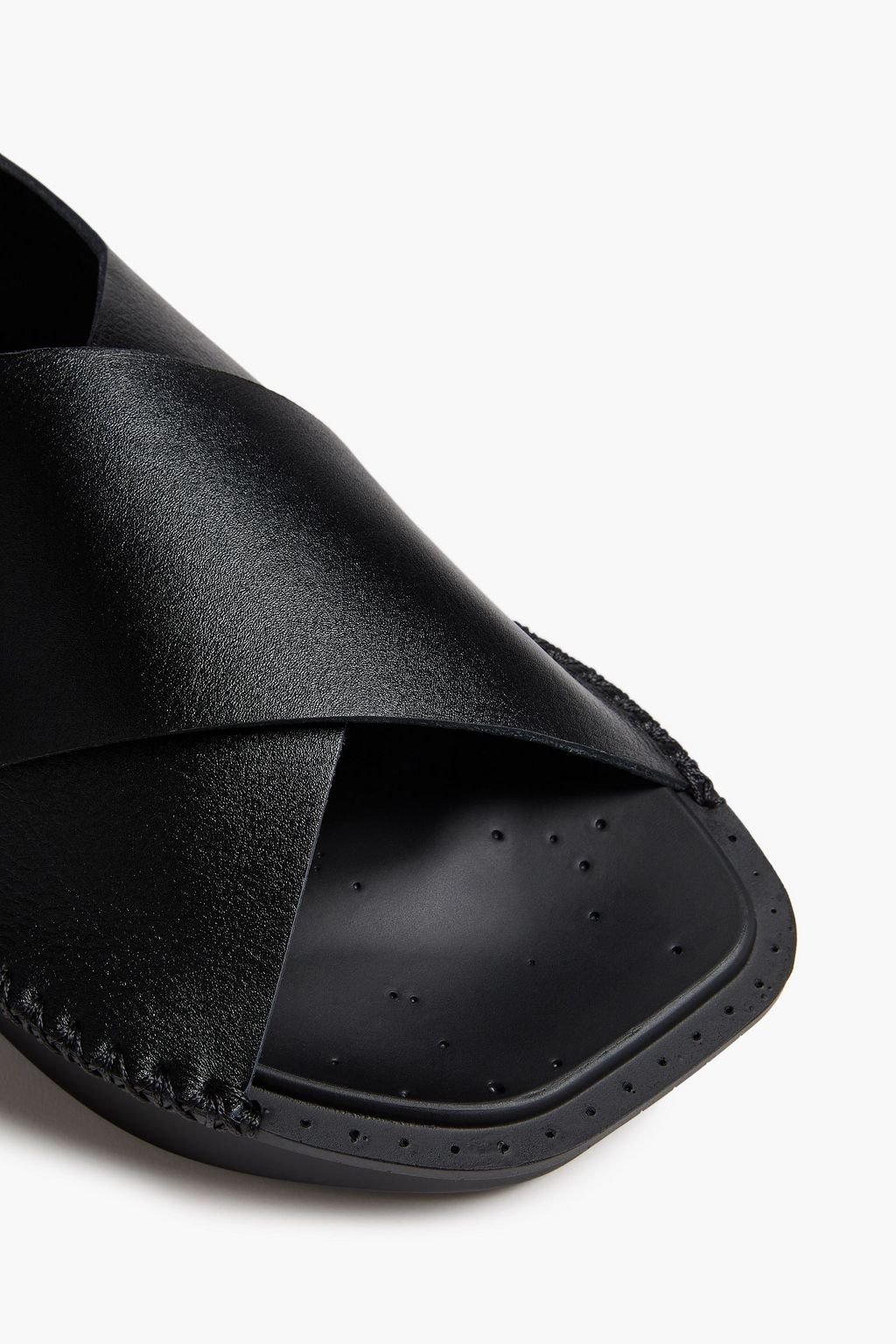 Y-3 صندل من الجلد بحزام خلفي