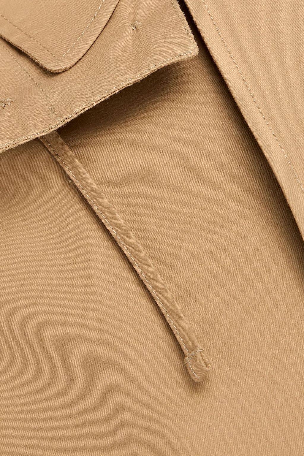 OFFICINE GÉNÉRALE スラブ織地 フード付きジャケット