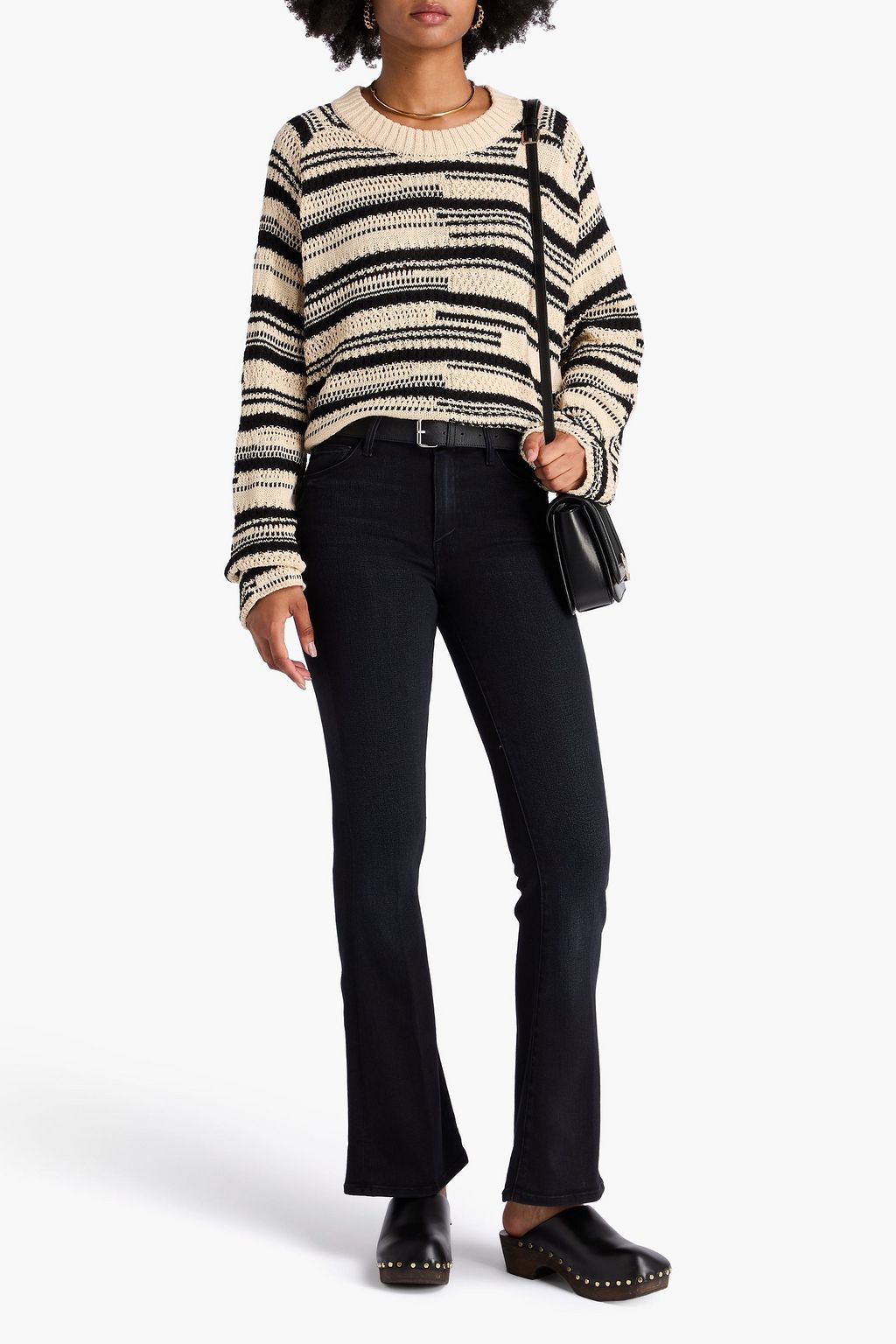 MOTHER The Weekender hoch sitzende Schlagjeans