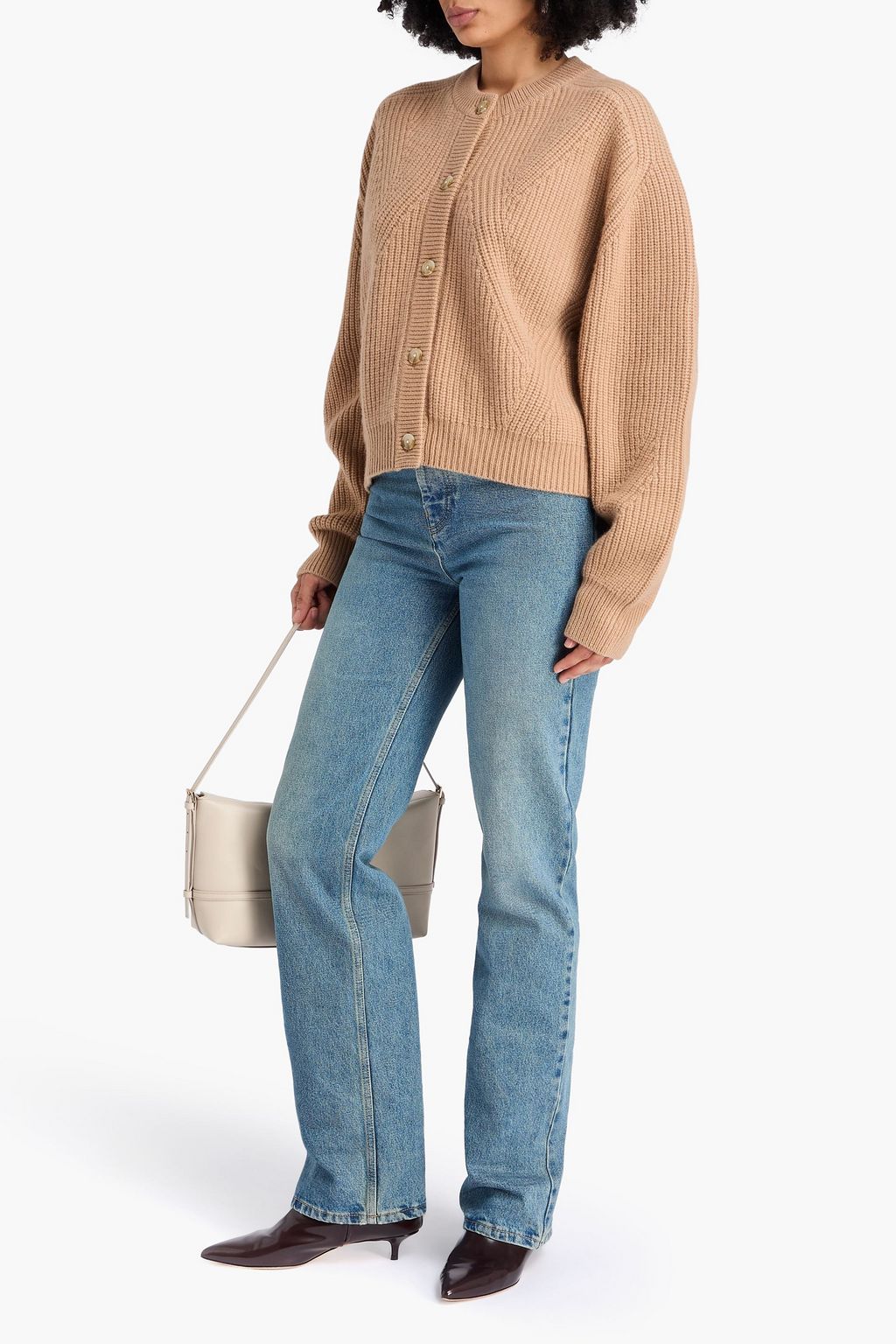 LOULOU STUDIO Manao ribbed cashmere cardigan