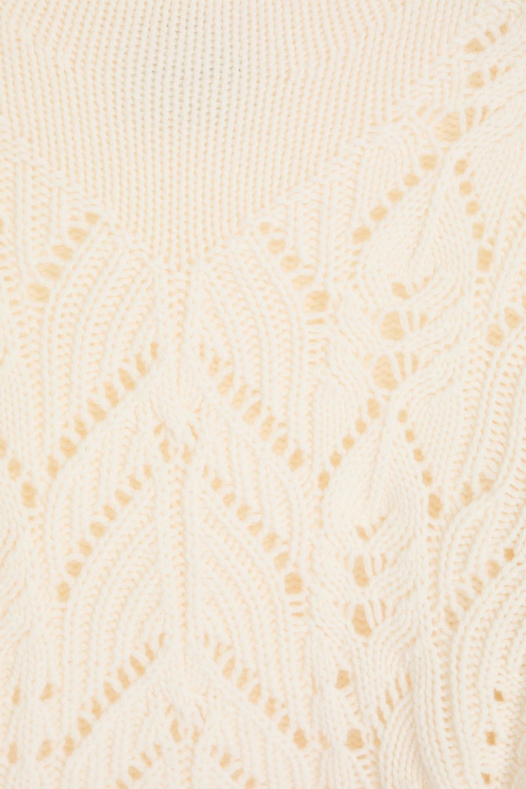 LOULOU STUDIO Gustavia pointelle-knit wool and cashmere-blend turtleneck sweater