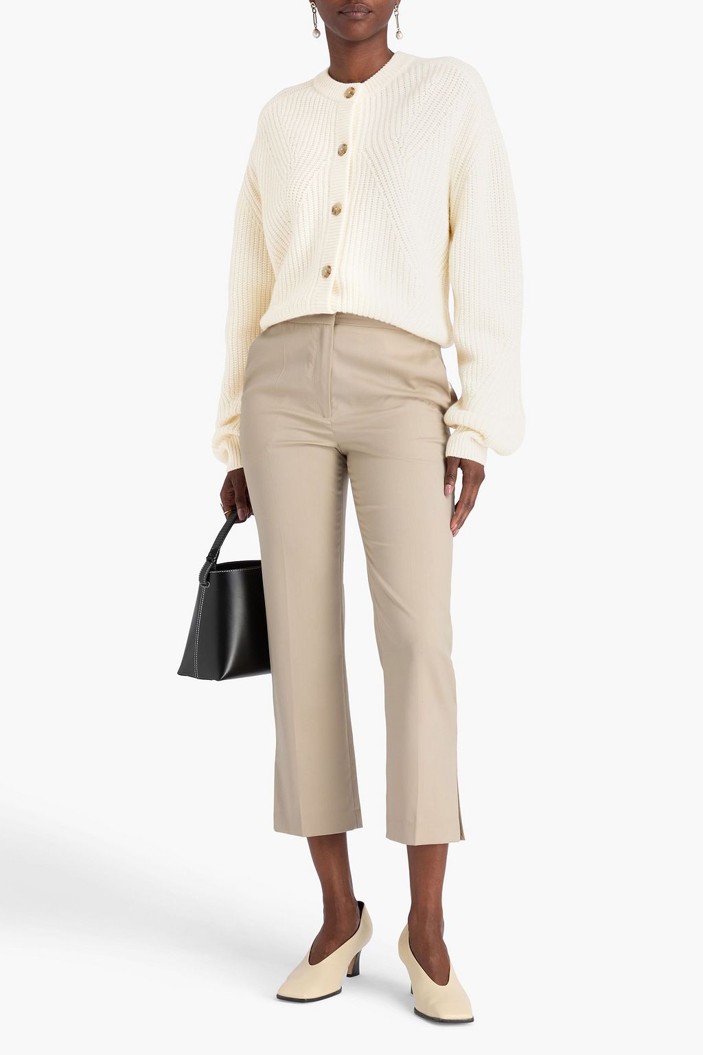 LOULOU STUDIO Manao ribbed cashmere cardigan