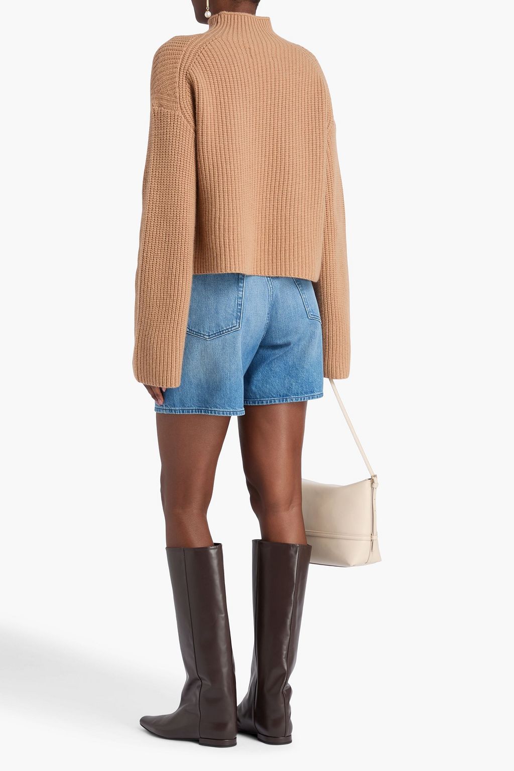 LOULOU STUDIO Faro ribbed cashmere turtleneck sweater