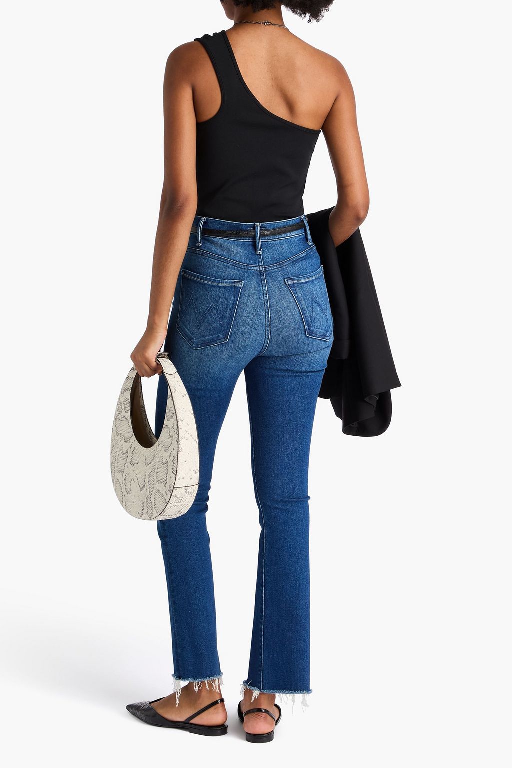MOTHER The Hustler high-rise flared jeans