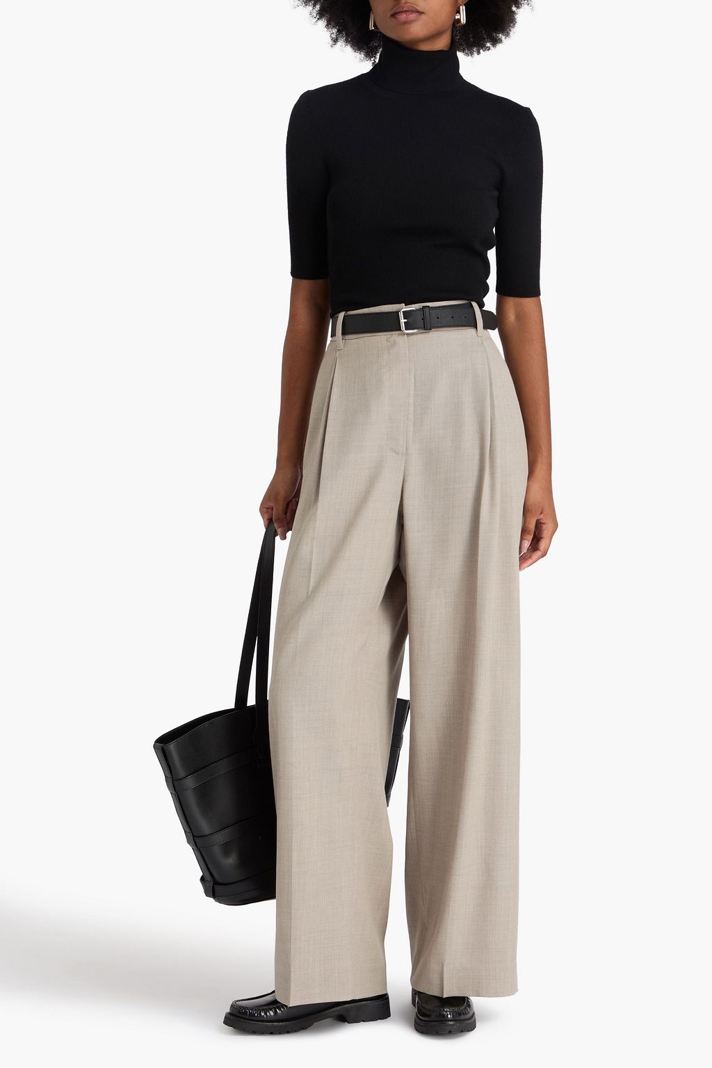 A.EMERY Goddard pleated wool wide-leg pants