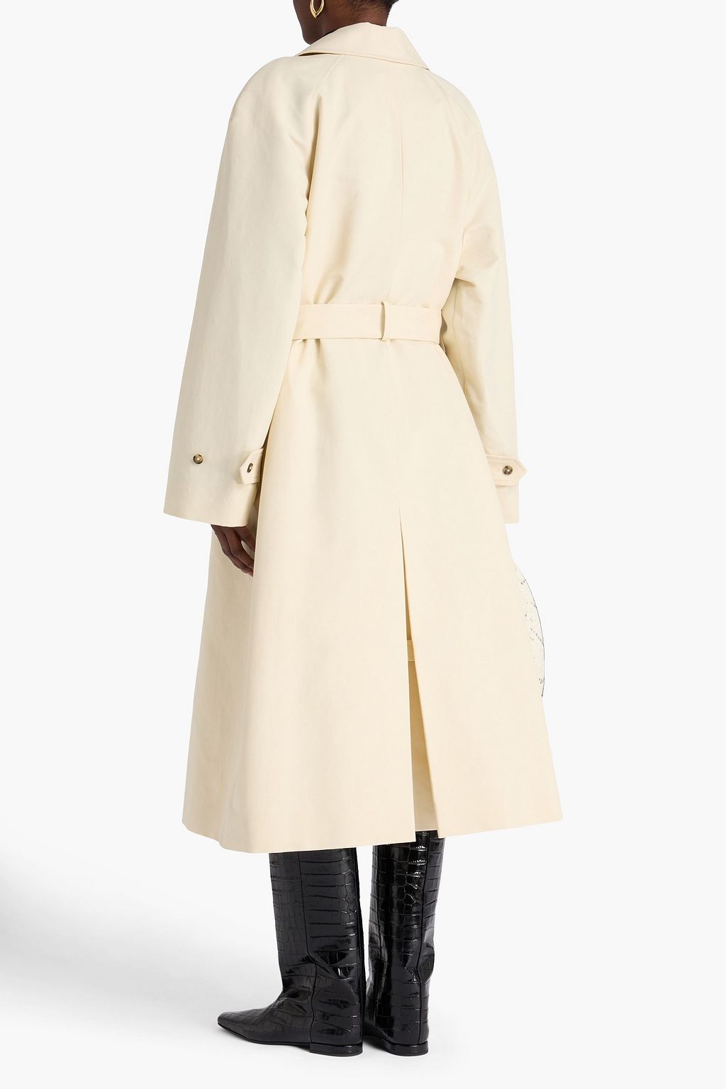 LOULOU STUDIO Trenchcoat „Kamina“ aus Baumwollsatin