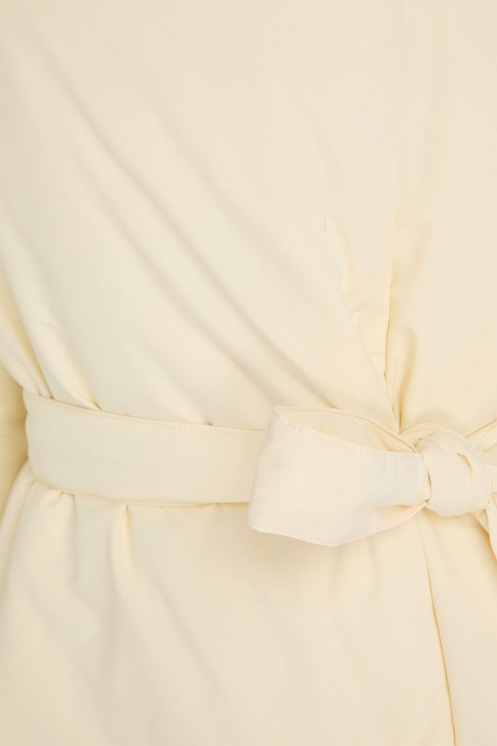 LOULOU STUDIO معطف دوريس بقبعة من قماش عازل محشو بالزغب